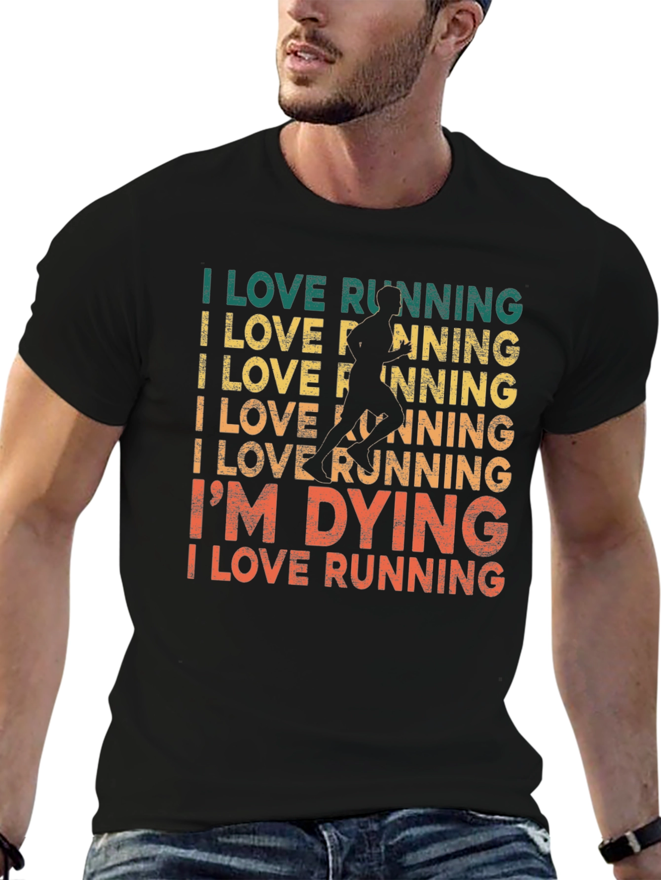 I Love Running T-Shirt - Funny Runners Tee