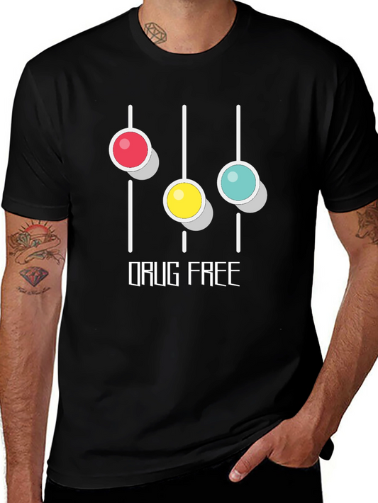 Drug Free Graphic T-Shirt