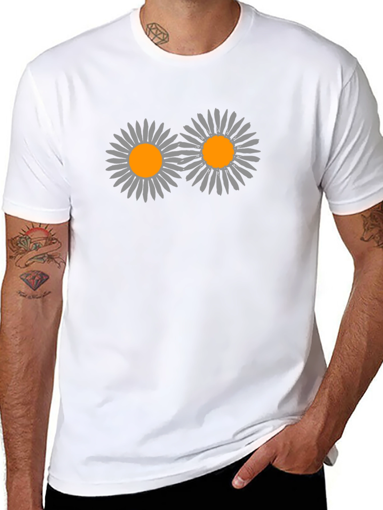 Daisy Graphic Print T-Shirt