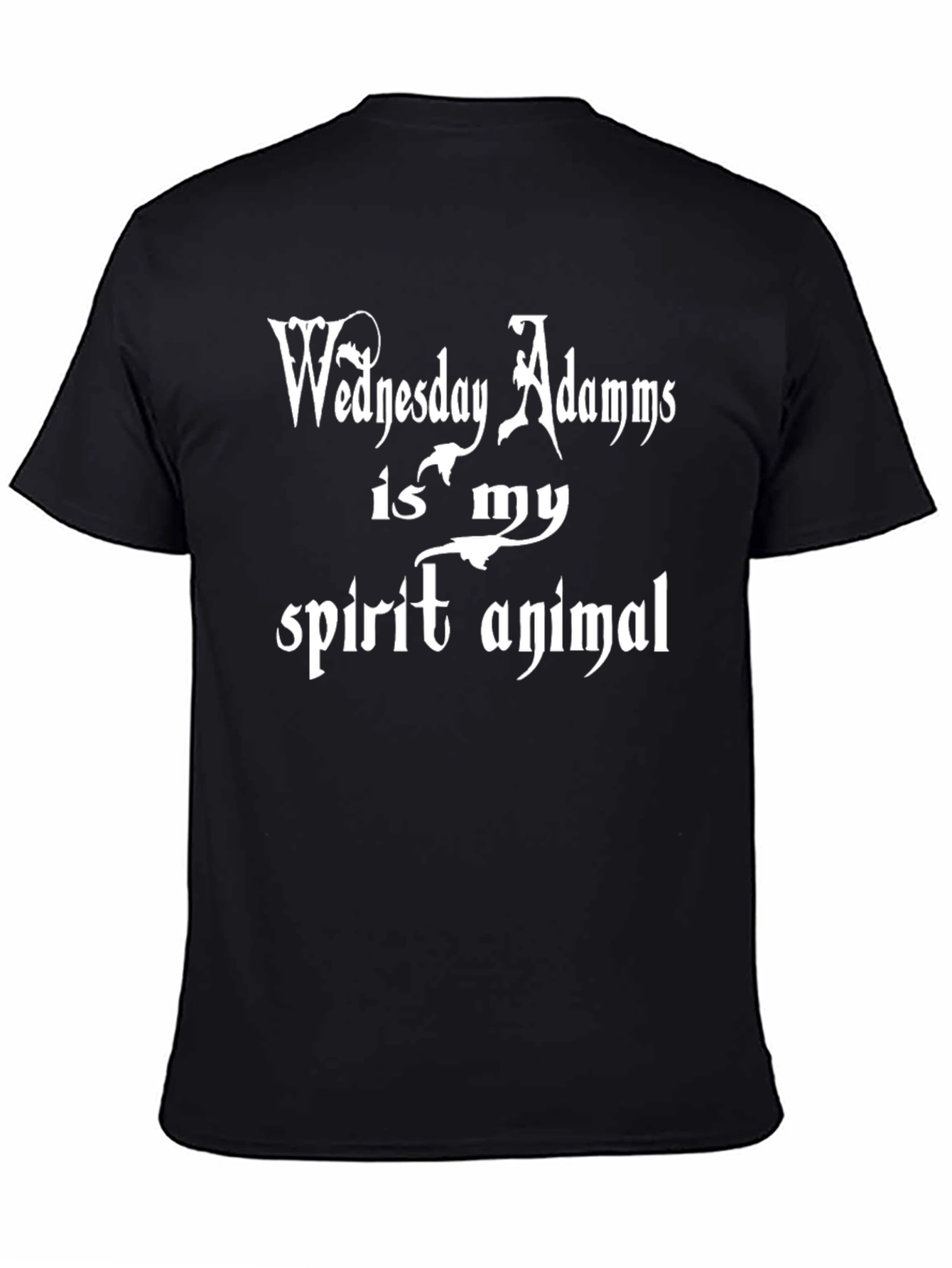 Wednesday Addams Spirit Animal Black T-Shirt