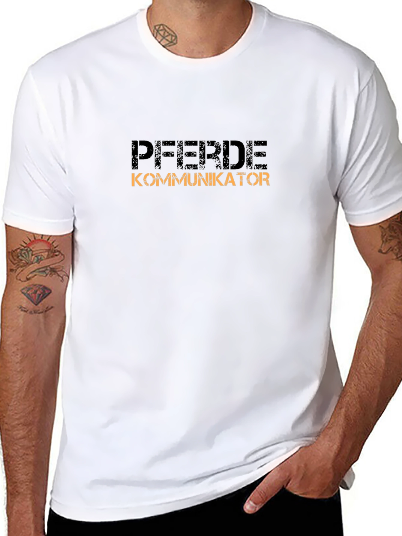 Pferde Kommunikator Black T-Shirt