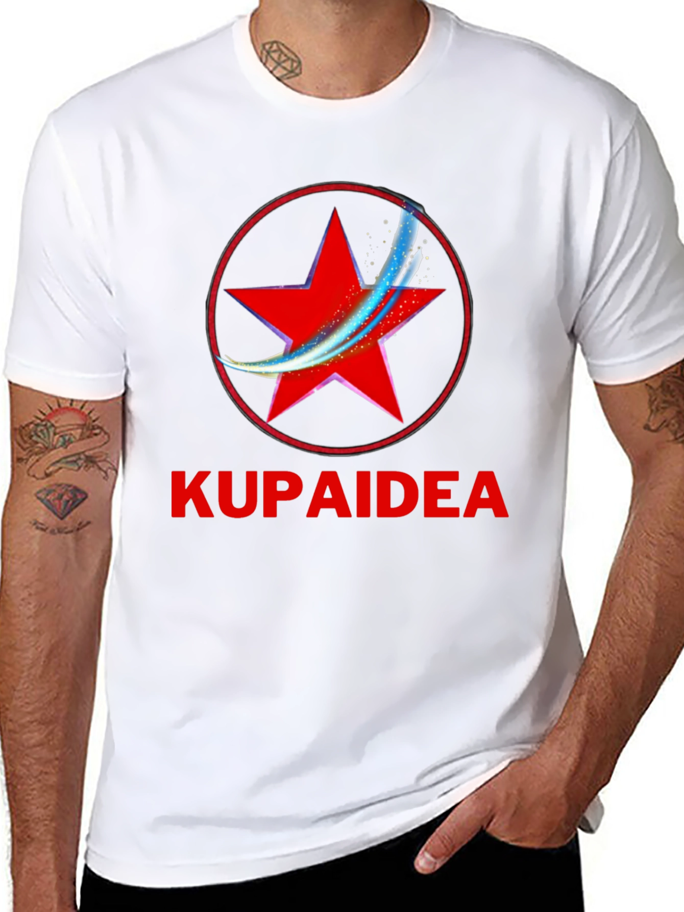 Kupaidea Star Graphic Tee - Bold & Stylish