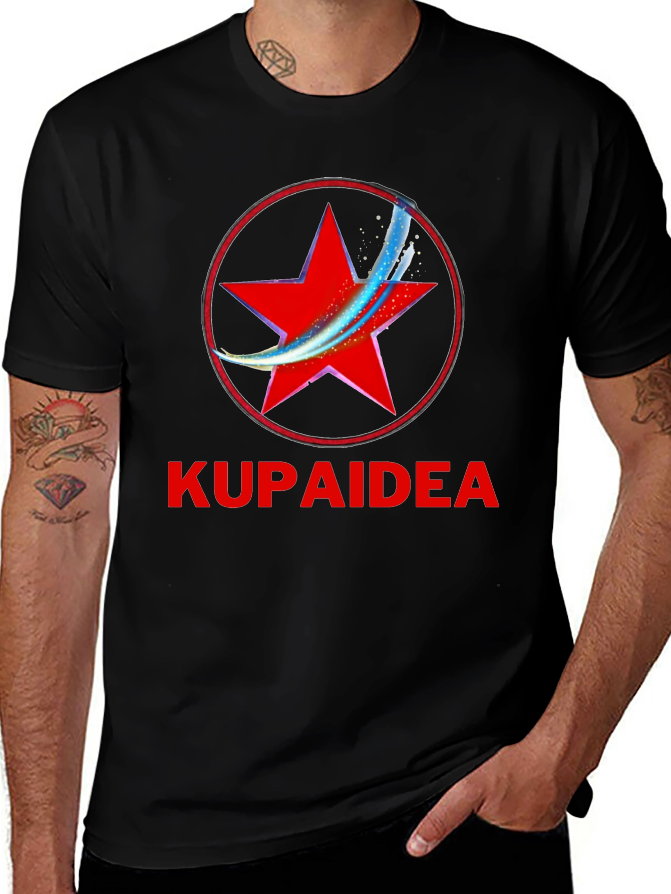 Kupaidea Star Graphic Tee - Bold & Stylish