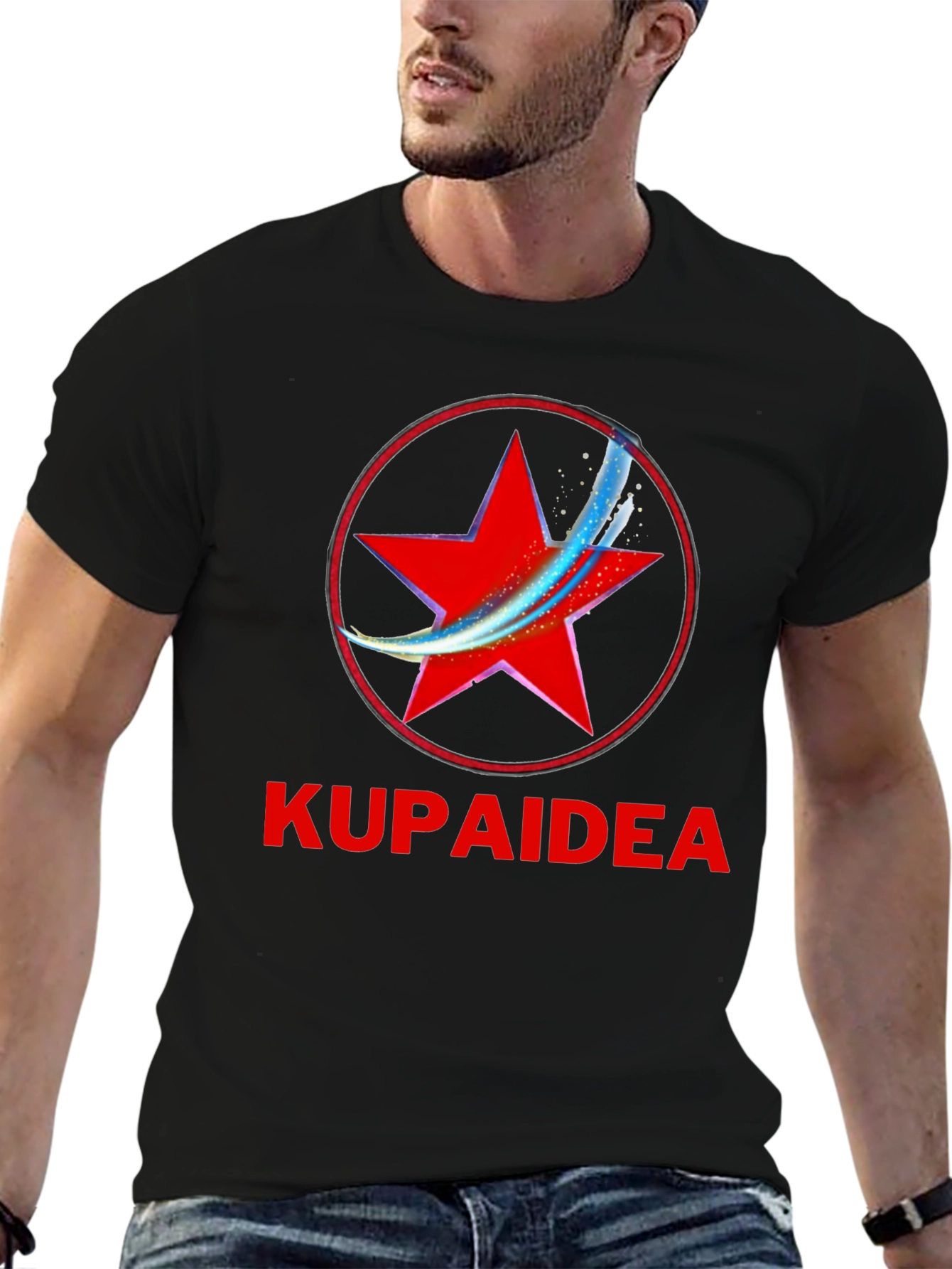 Kupaidea Star Graphic Tee - Bold & Stylish
