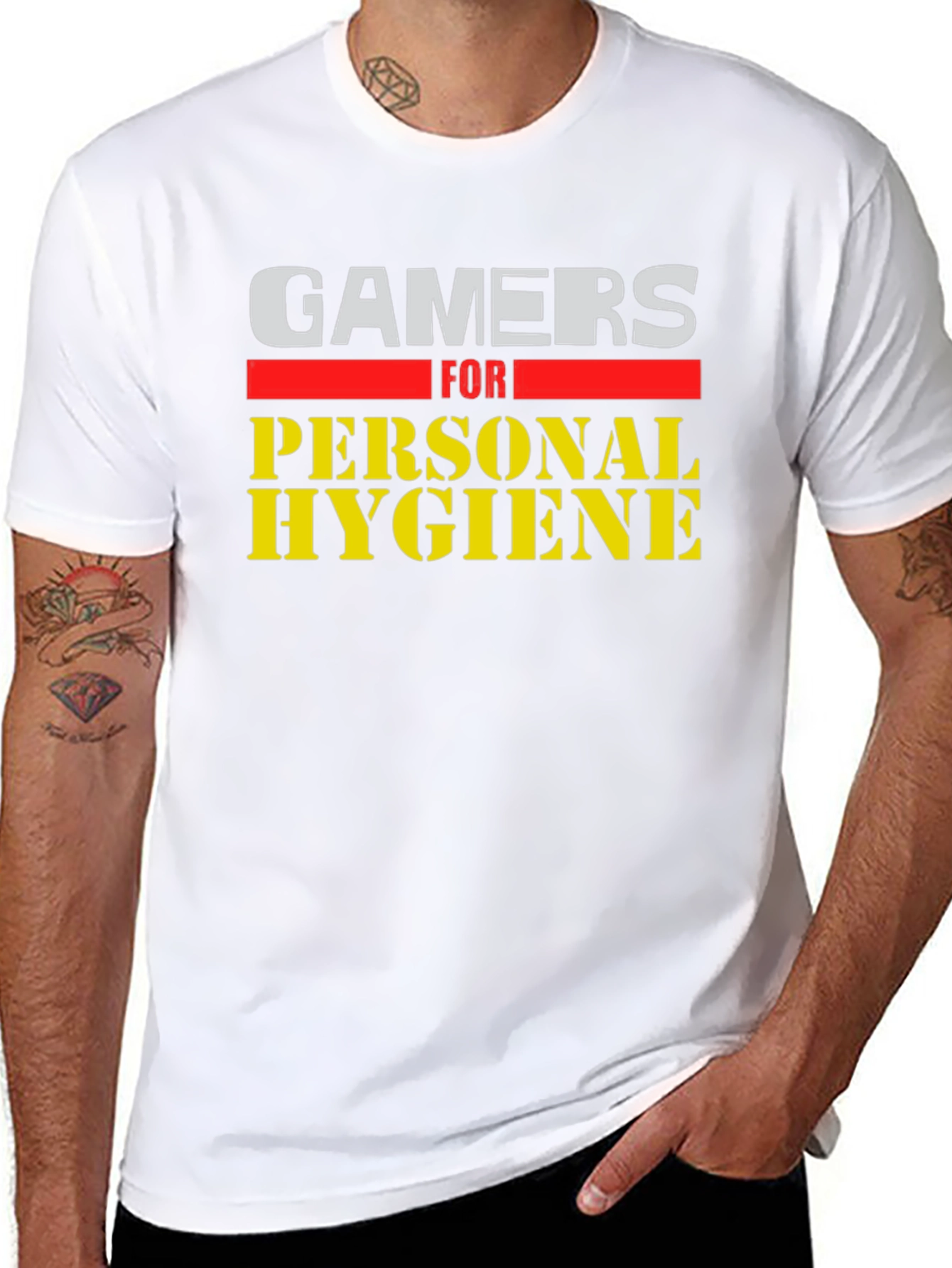 Gamers for Personal Hygiene T-Shirt - Black