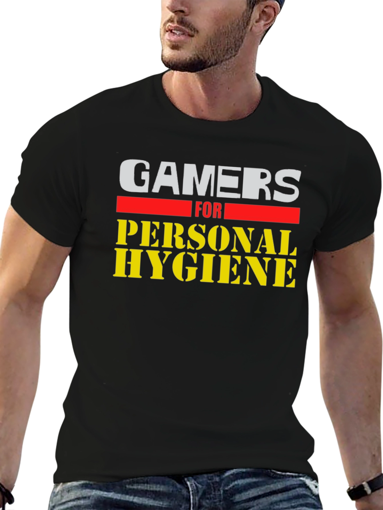 Gamers for Personal Hygiene T-Shirt - Black