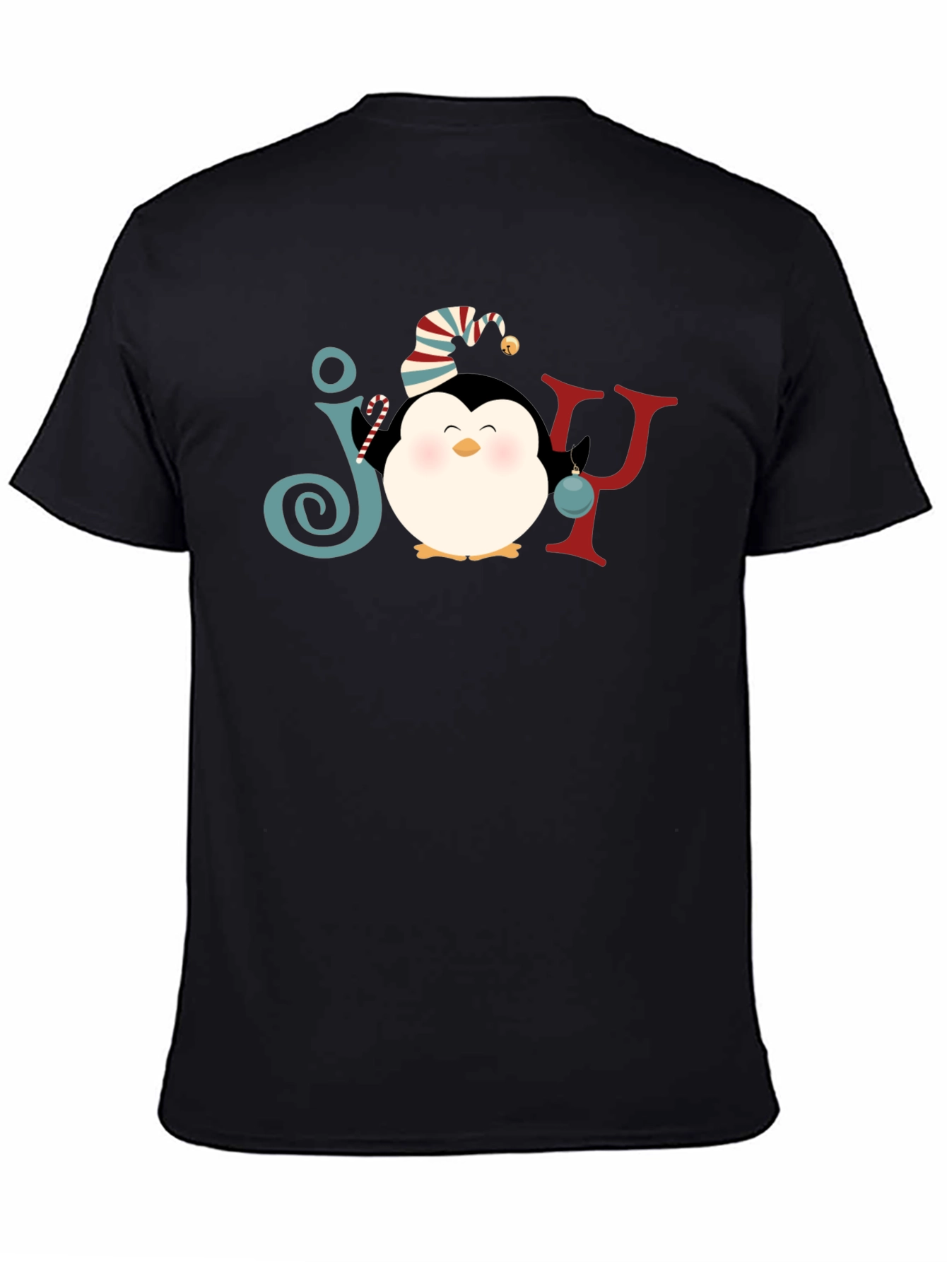Joy Penguin Christmas Graphic Tee