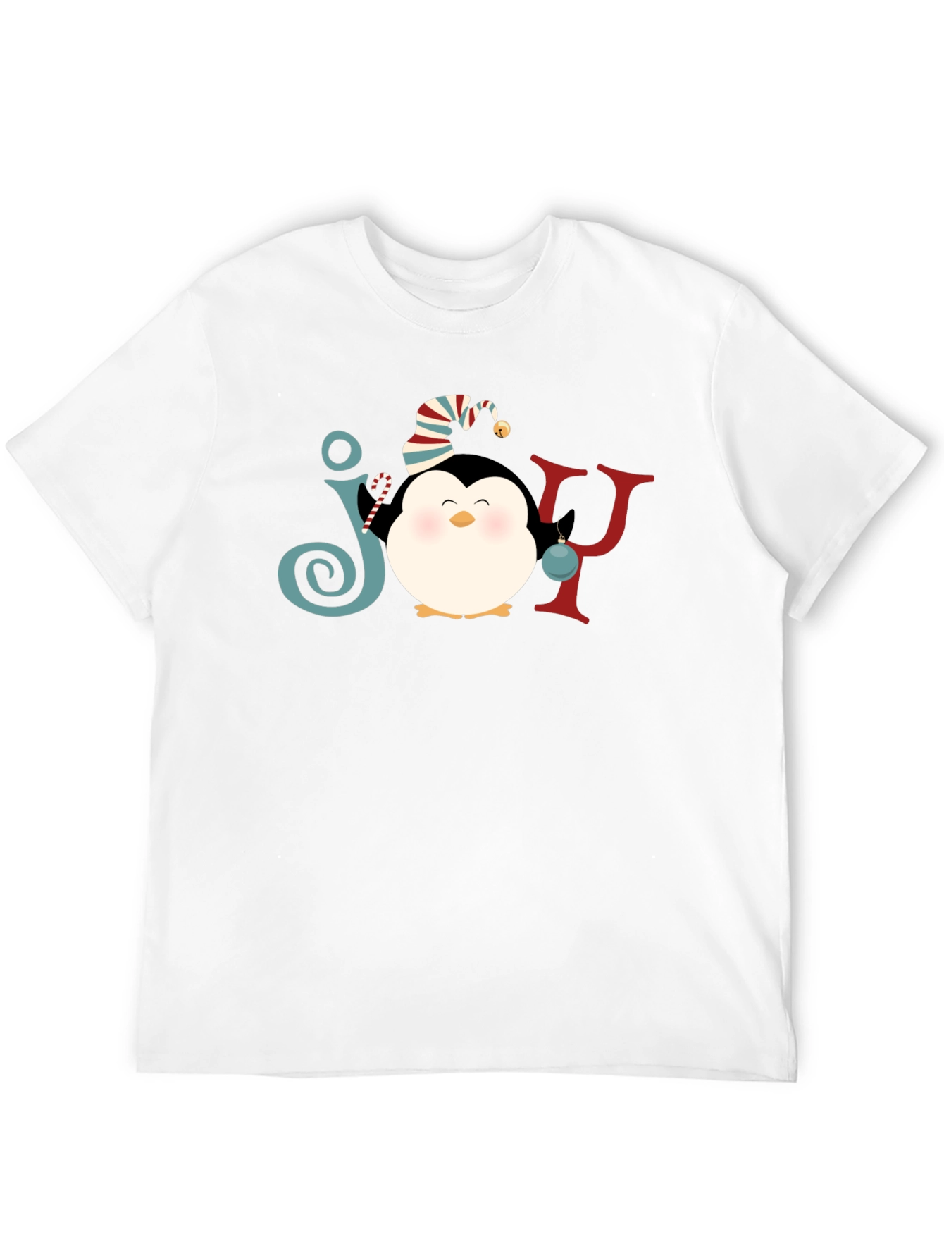 Joy Penguin Christmas Graphic Tee