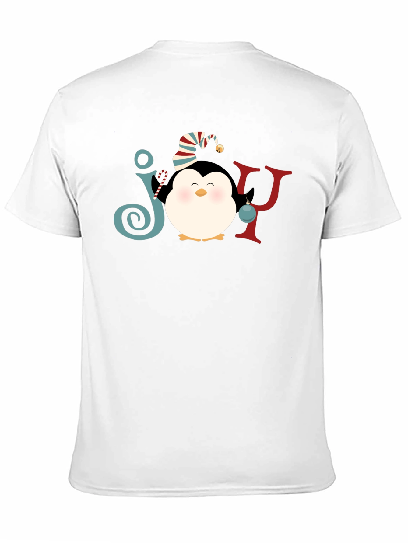 Joy Penguin Christmas Graphic Tee