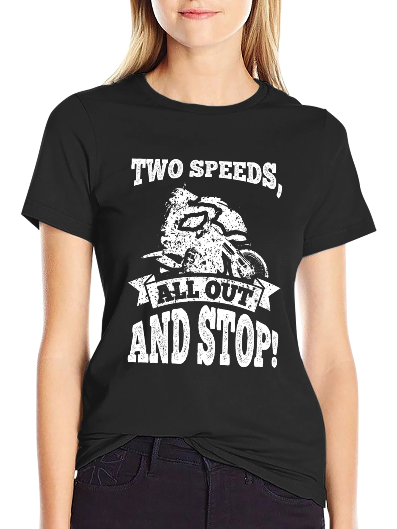 Two Speeds All Out and Stop T-Shirt