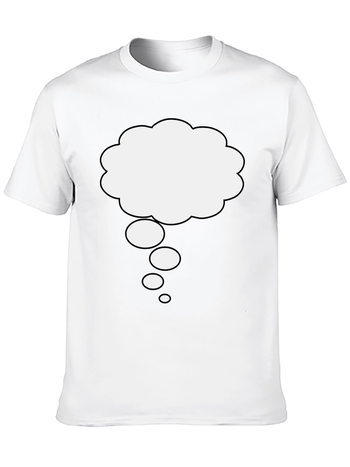 Thinking Cloud Graphic Tee - Soft Cotton Comfort
