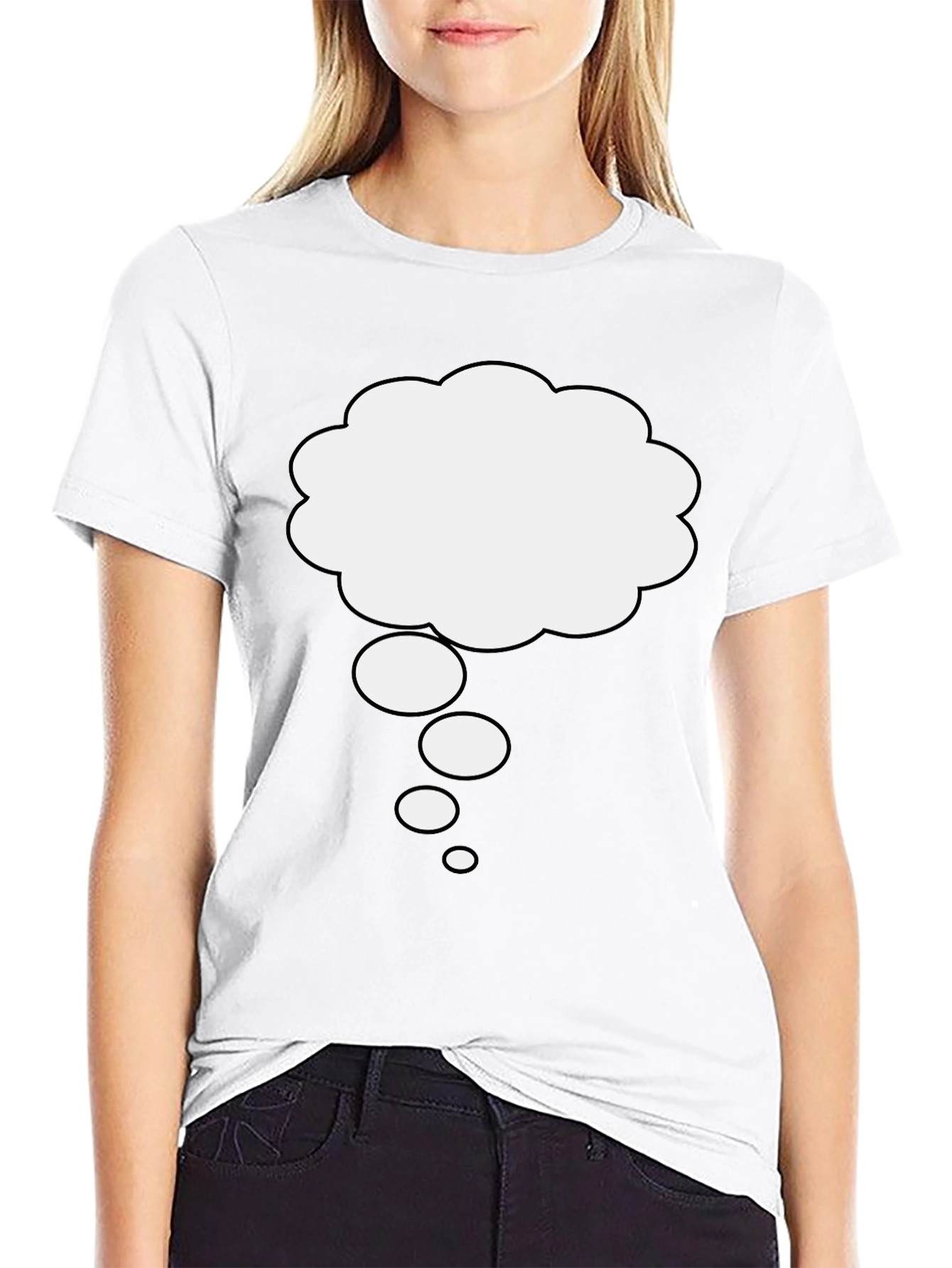 Thinking Cloud Graphic Tee - Soft Cotton Comfort