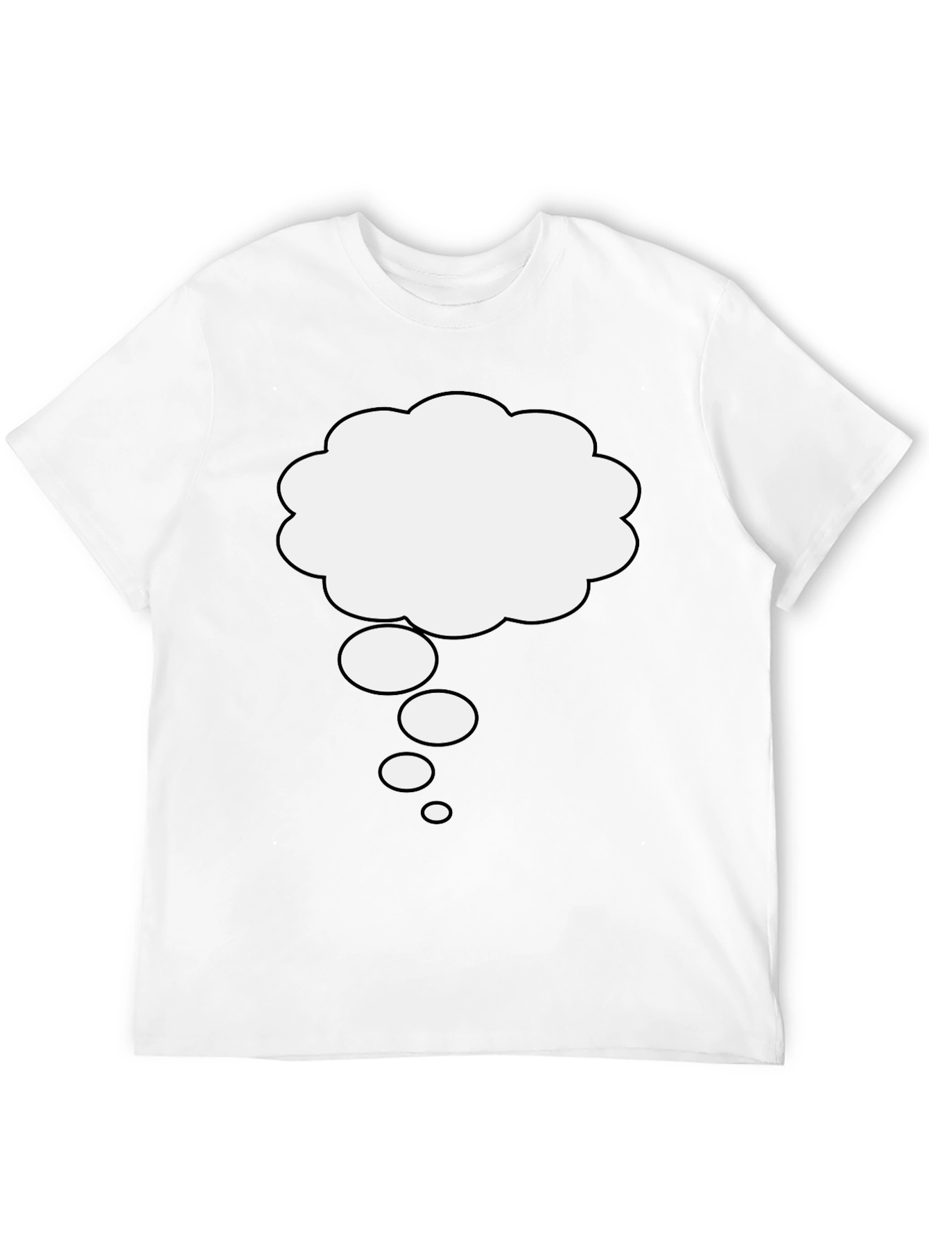 Thinking Cloud Graphic Tee - Soft Cotton Comfort