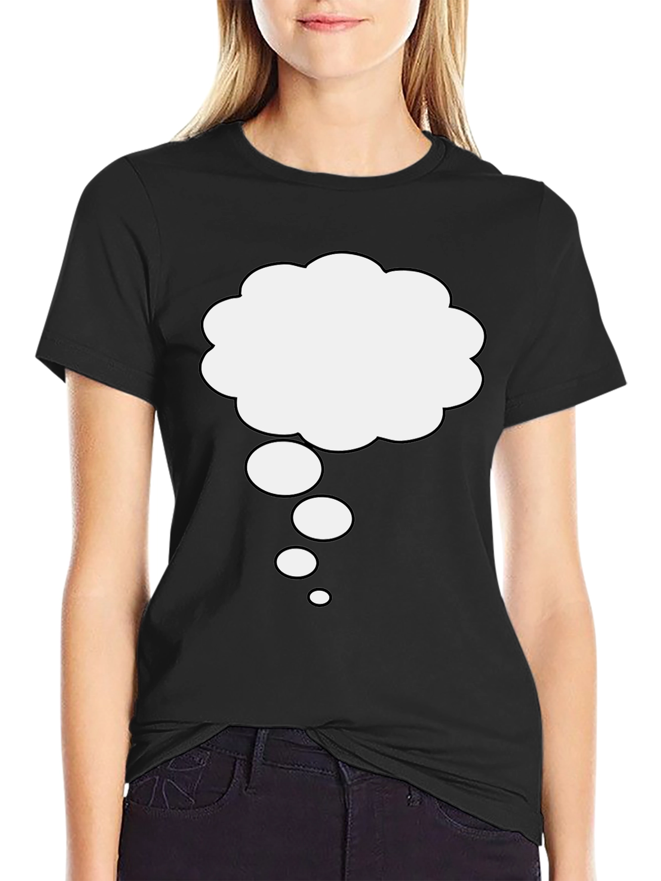 Thinking Cloud Graphic Tee - Soft Cotton Comfort