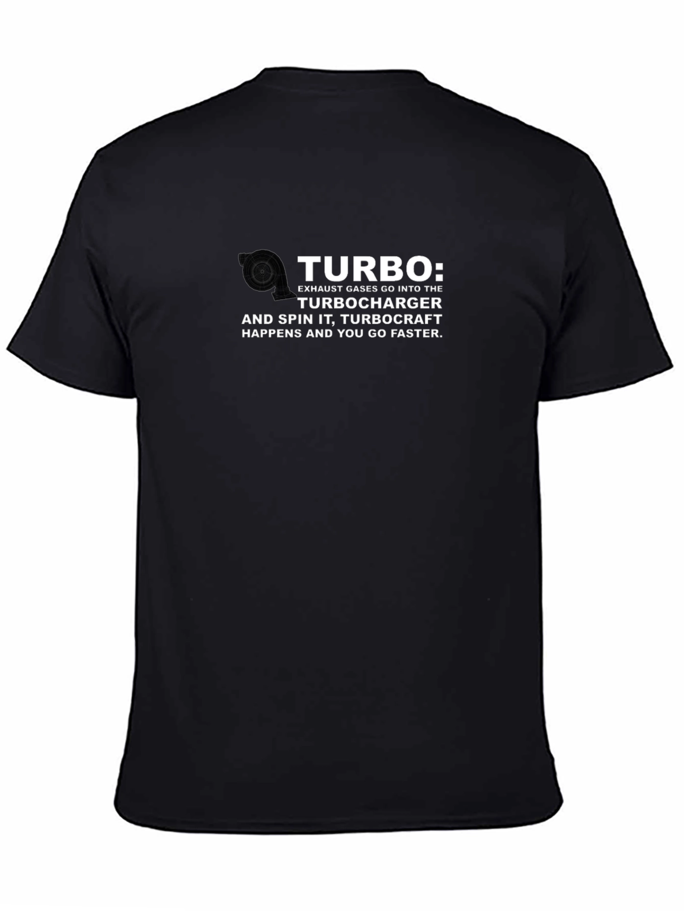 Turbocharger T-Shirt: Exhaust Gases into Turbo