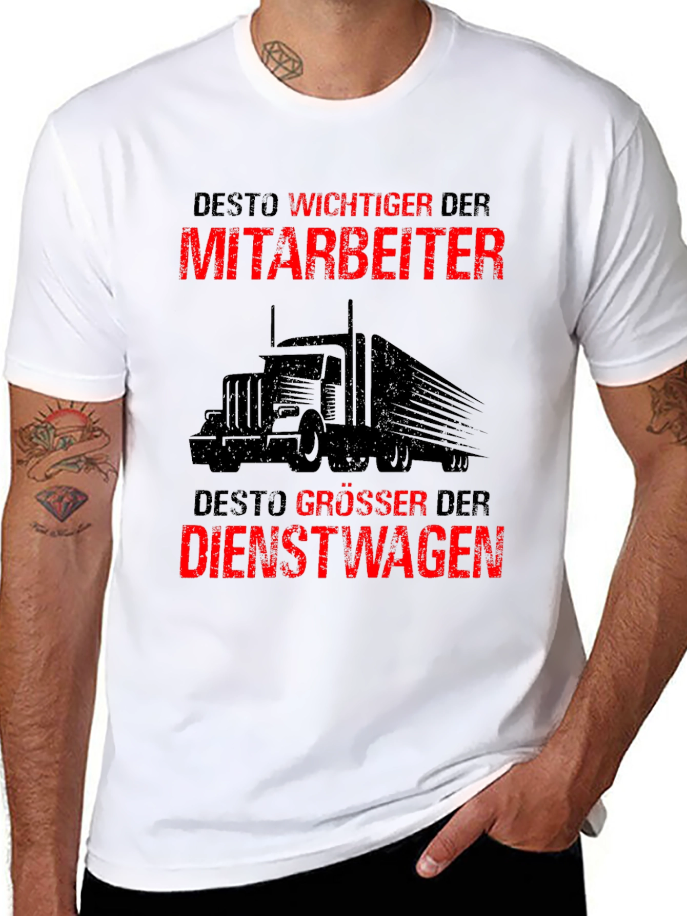 Trucker Humor T-Shirt - German Slogan