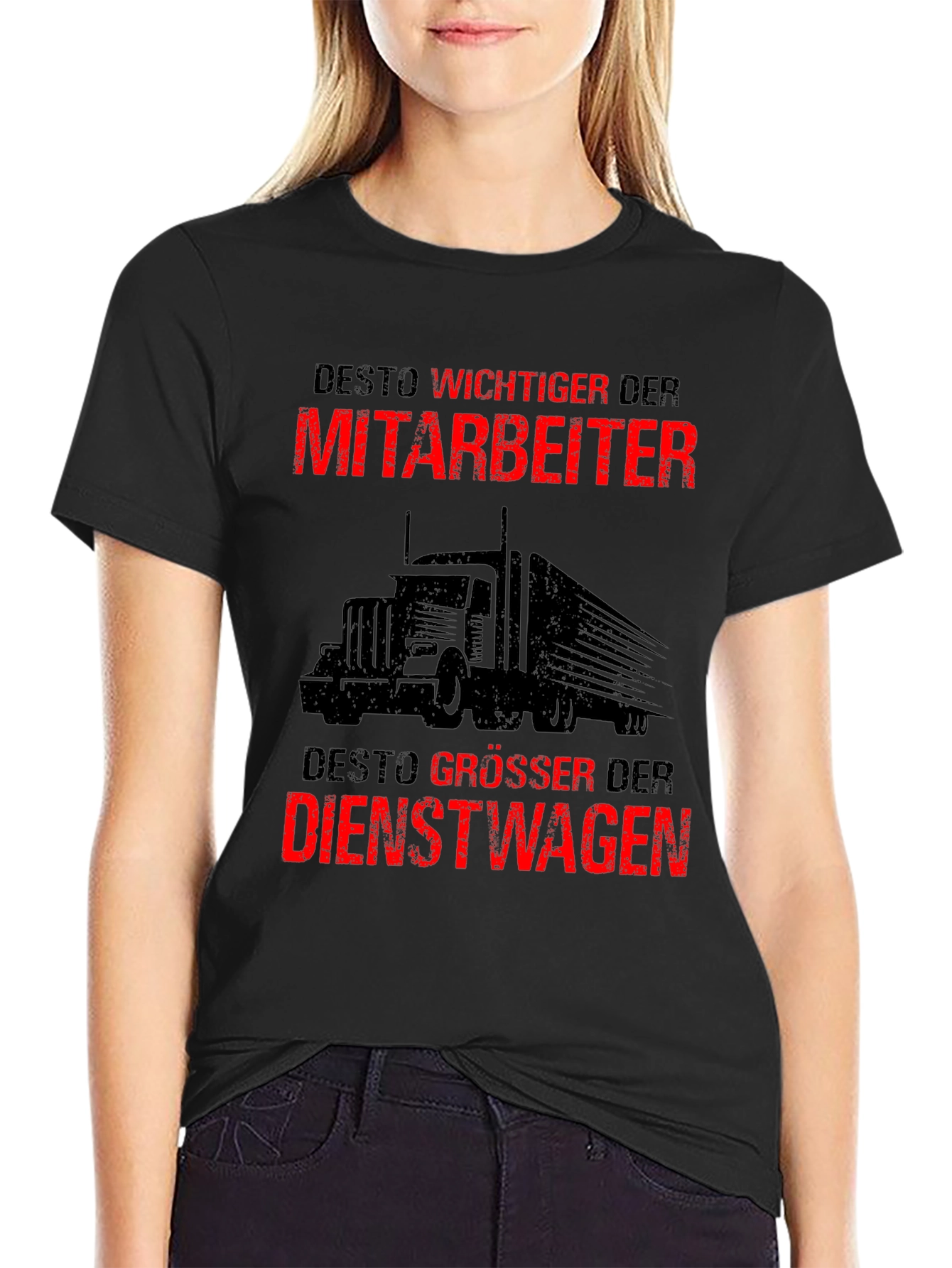 Trucker Humor T-Shirt - German Slogan