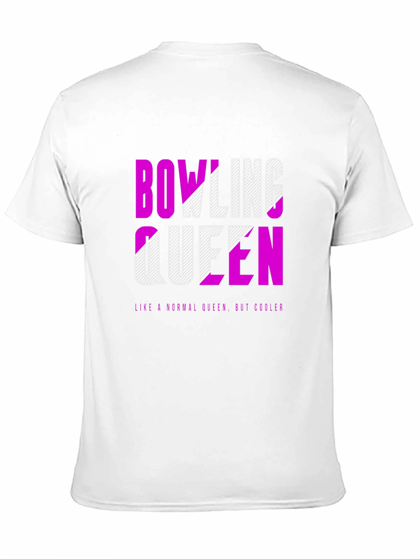 Bowling Queen Graphic Tee - Cool Bowler Shirt