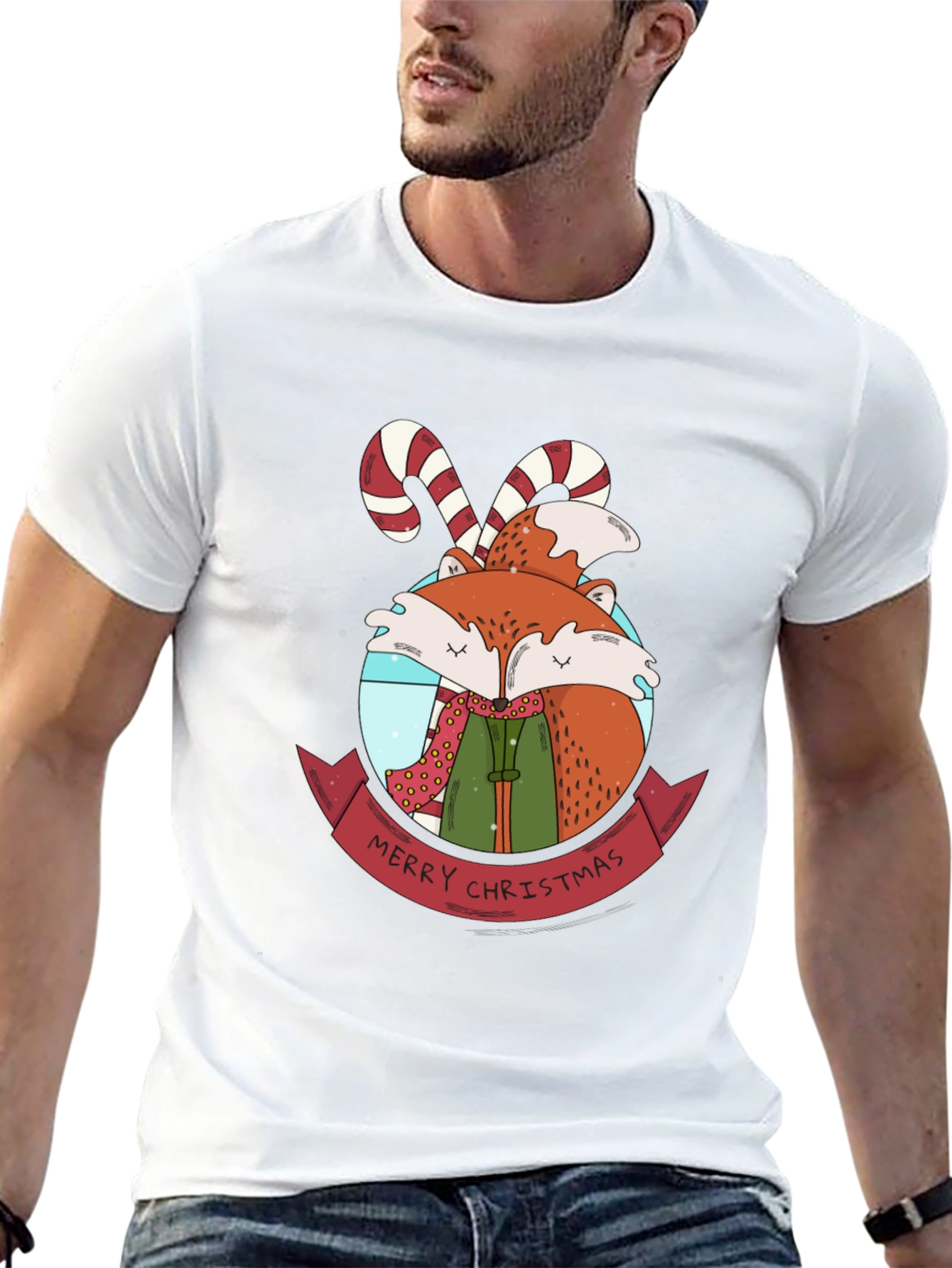 Festive Fox Christmas T-Shirt
