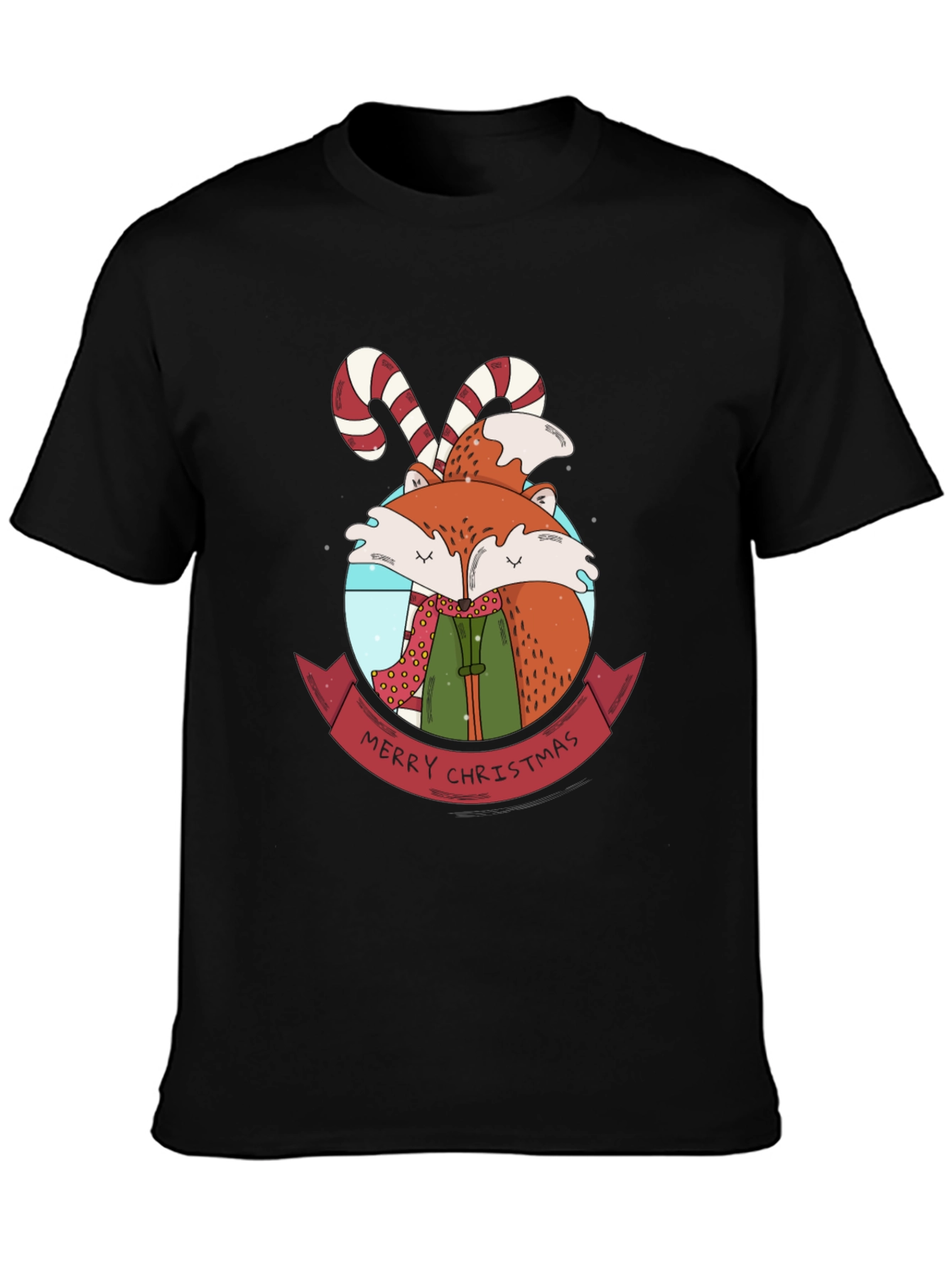 Festive Fox Christmas T-Shirt