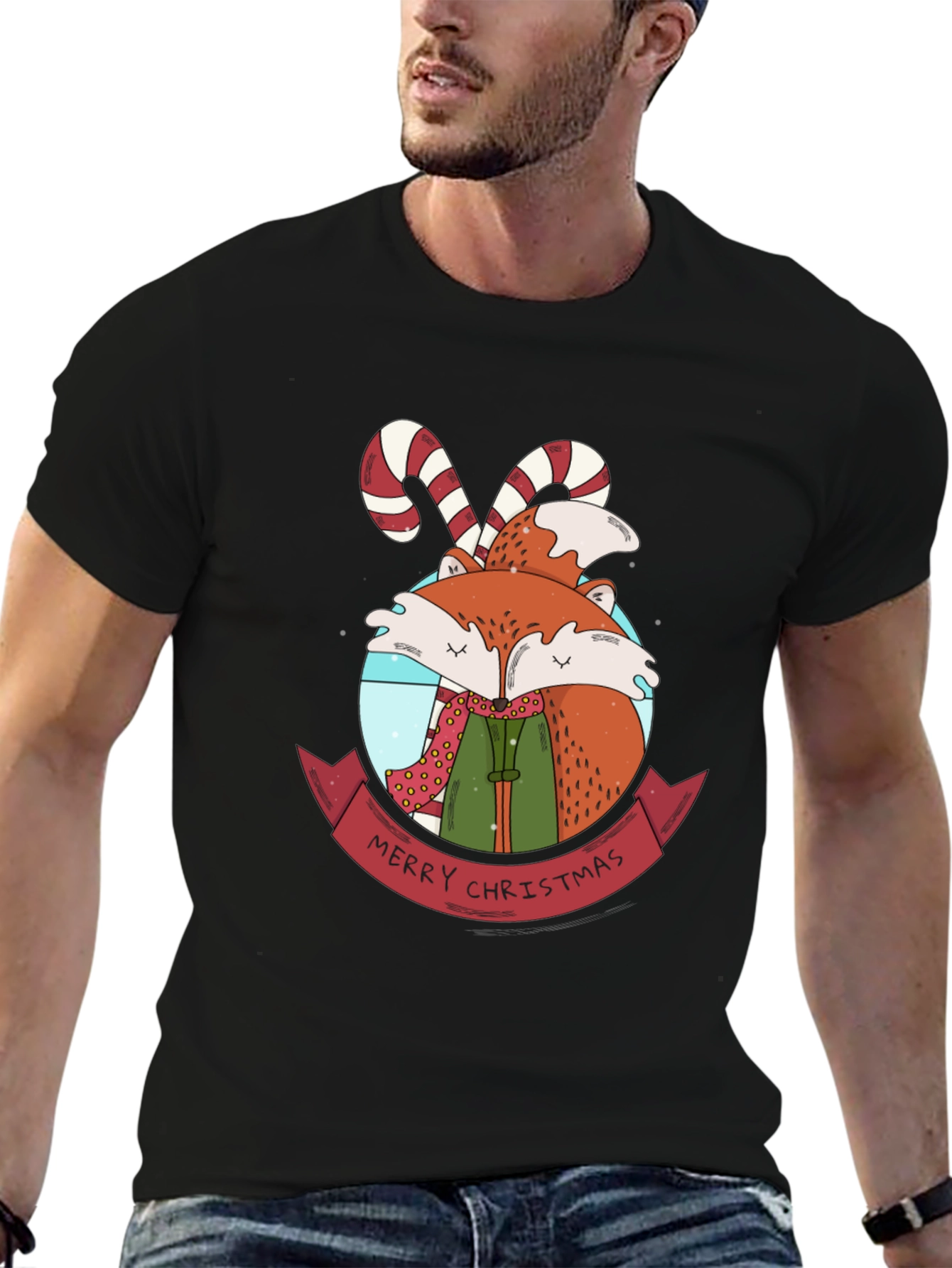 Festive Fox Christmas T-Shirt