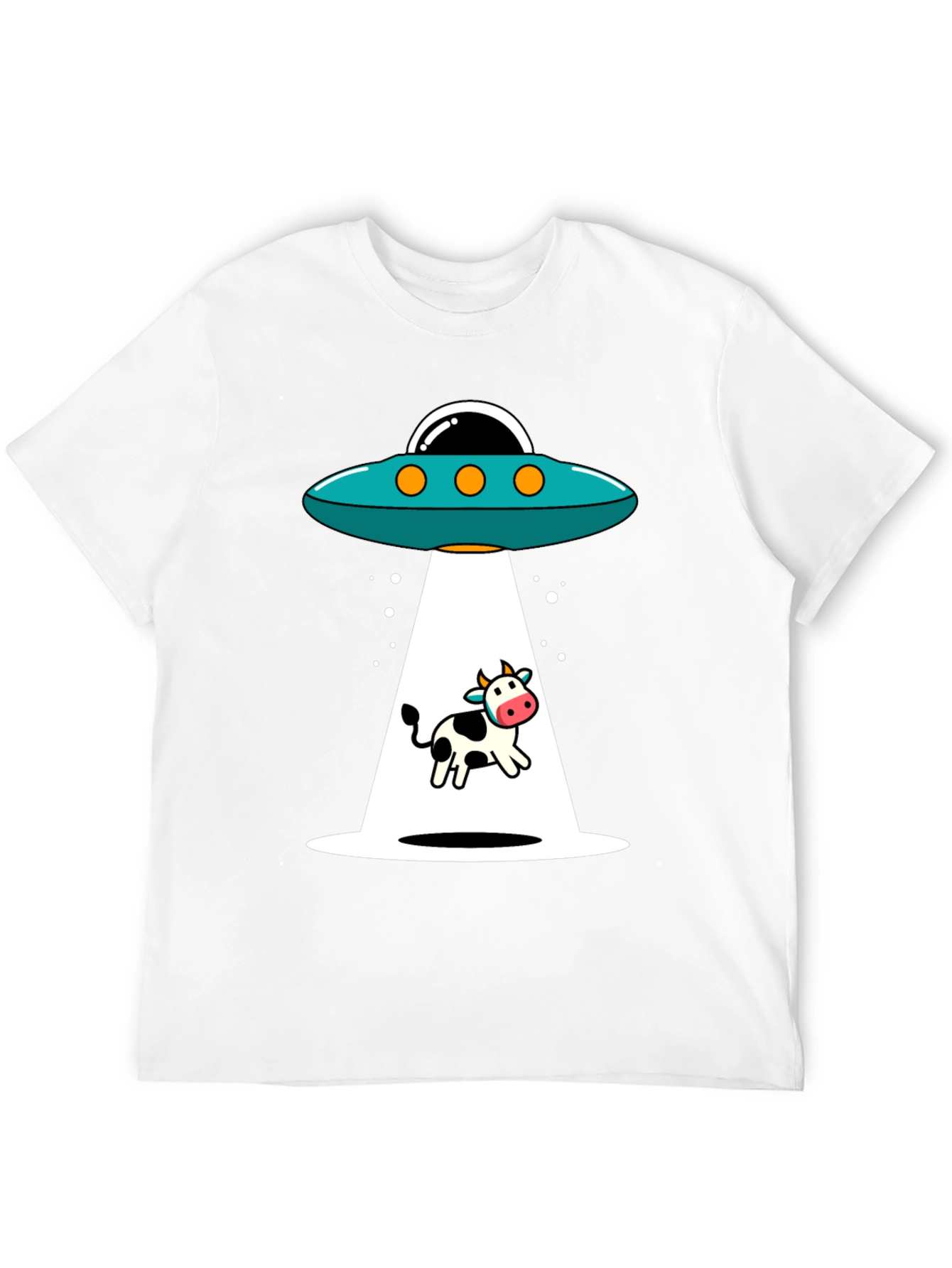 Cow Abduction T-Shirt - UFO Graphic Tee