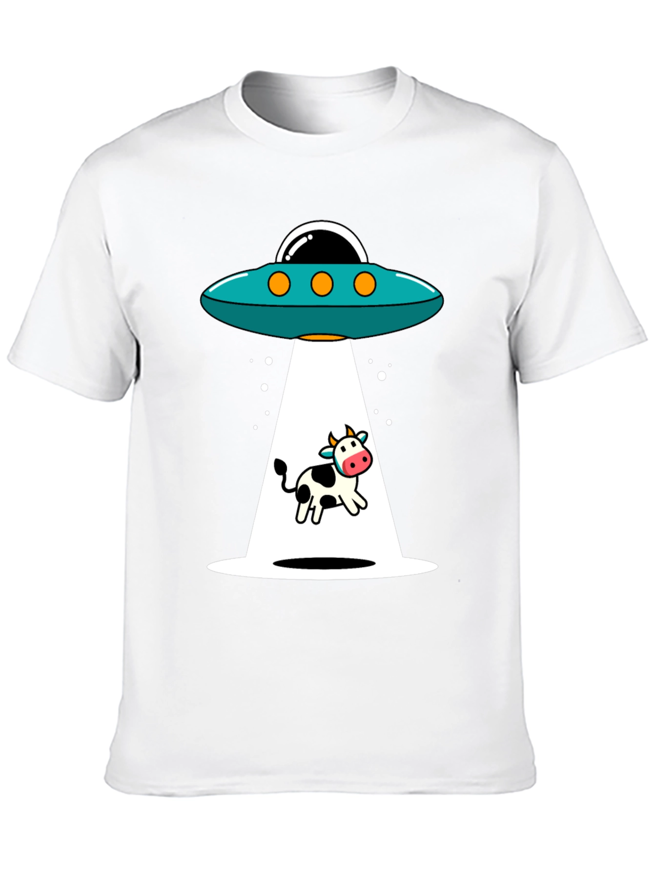 Cow Abduction T-Shirt - UFO Graphic Tee