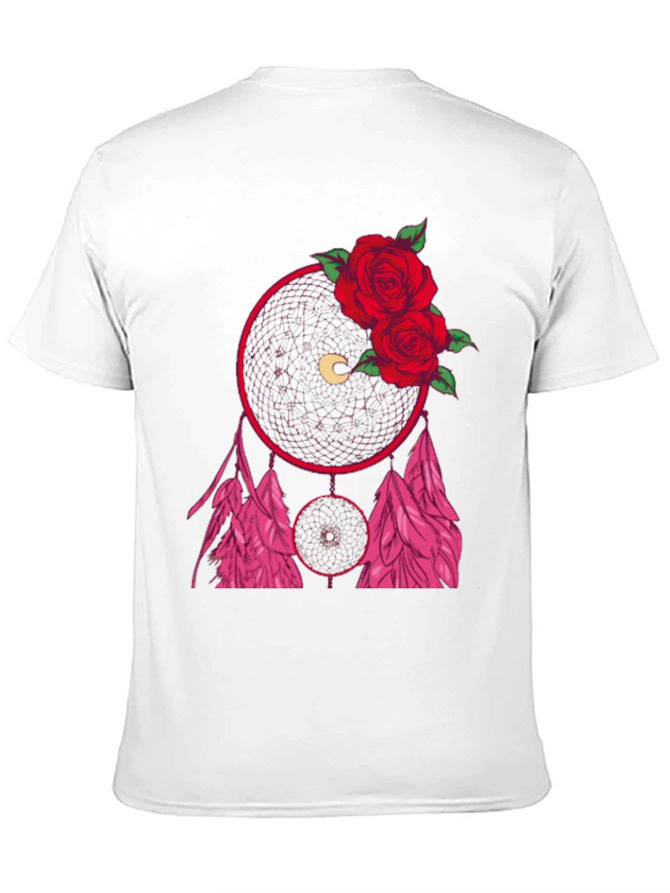 Dream Catcher Rose Graphic Tee - Black