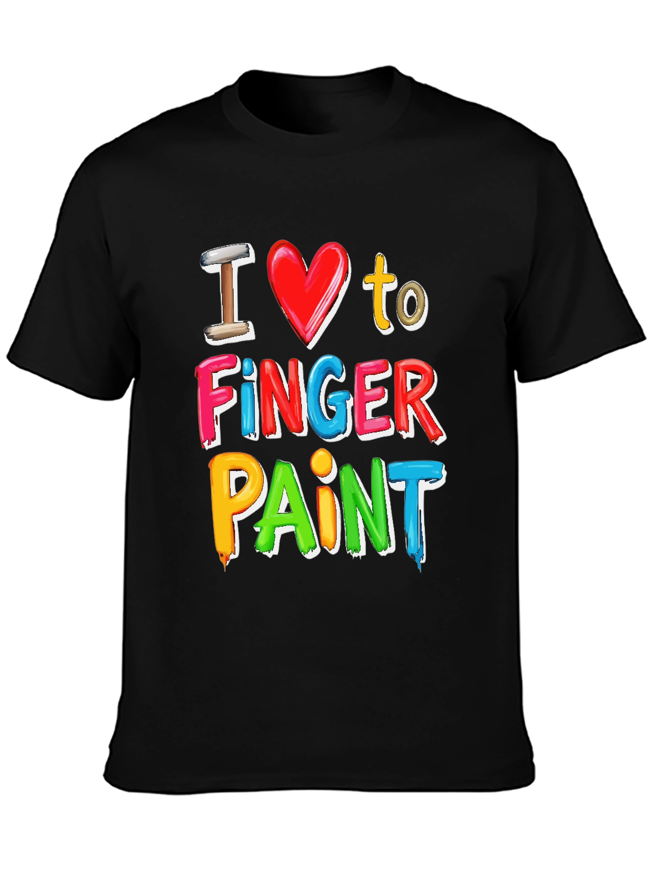I Heart Finger Paint T-Shirt