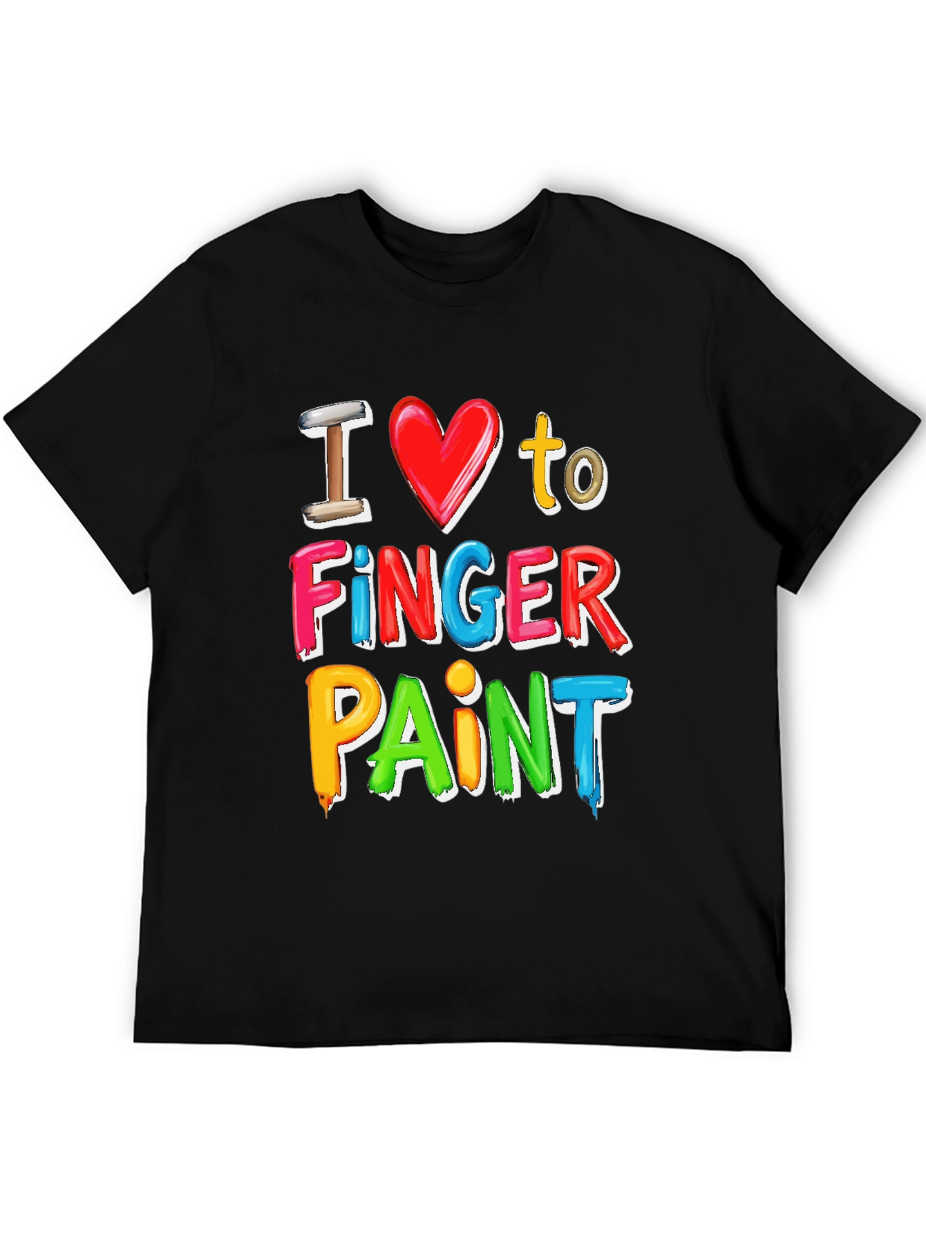 I Heart Finger Paint T-Shirt