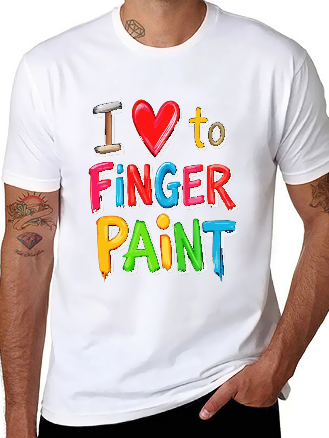 I Heart Finger Paint T-Shirt