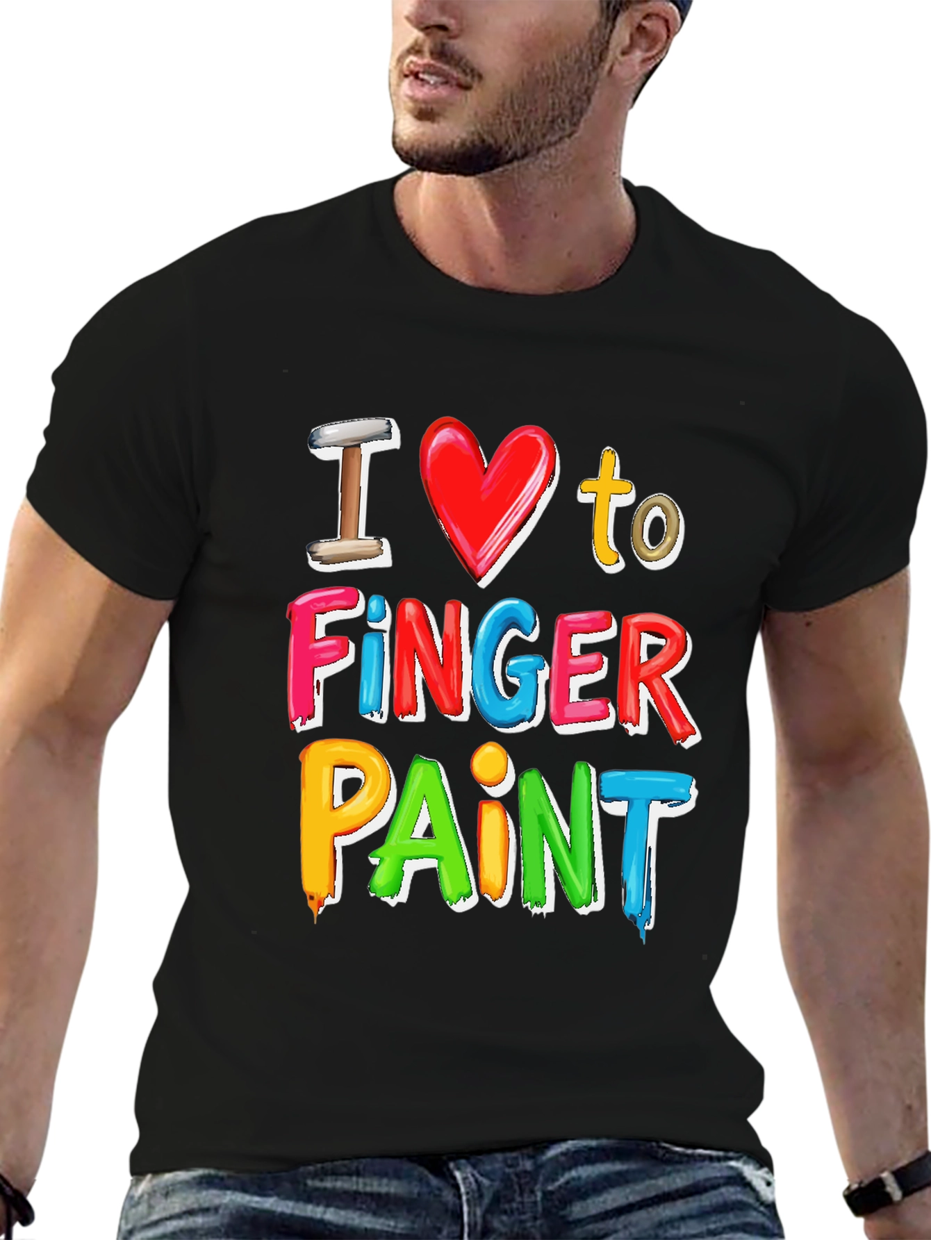 I Heart Finger Paint T-Shirt