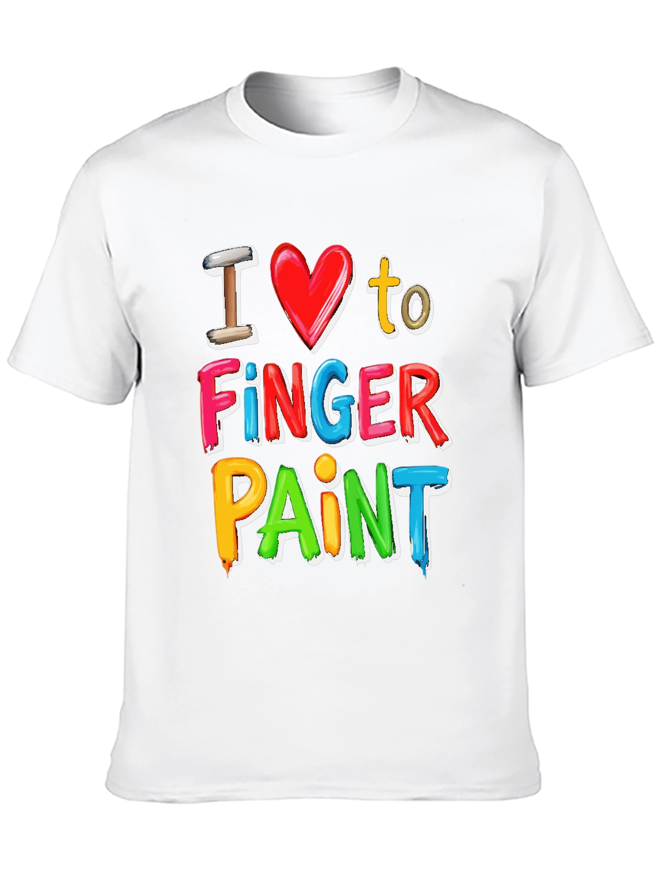 I Heart Finger Paint T-Shirt