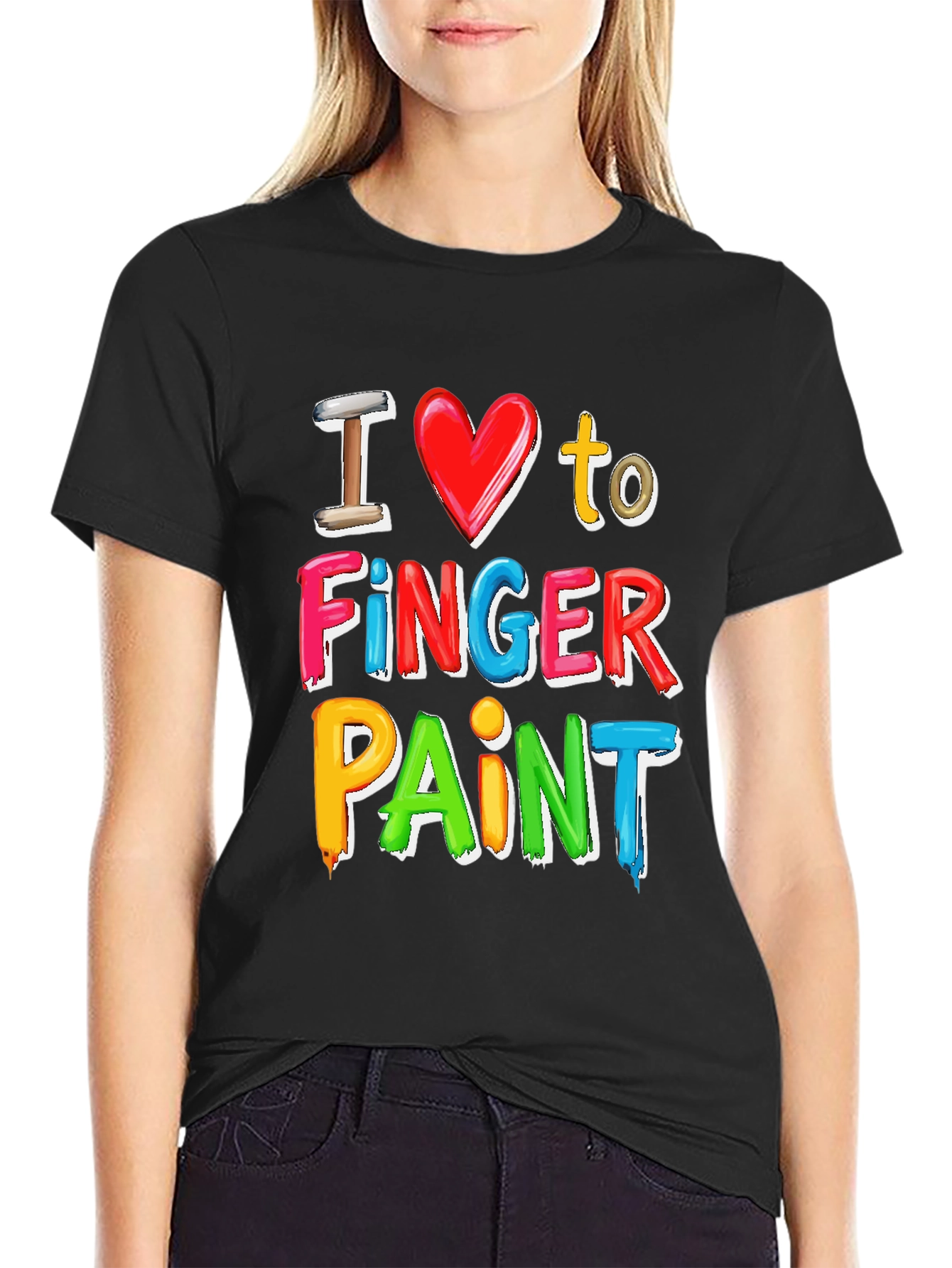 I Heart Finger Paint T-Shirt