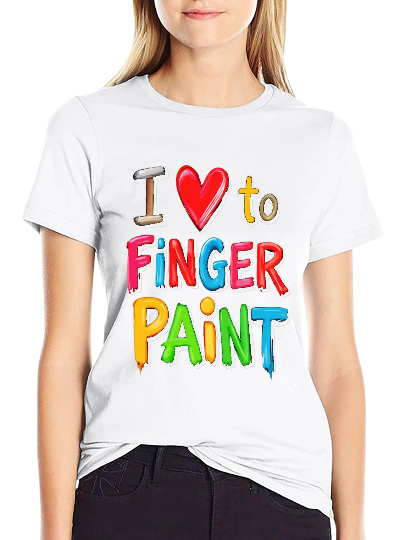 I Heart Finger Paint T-Shirt