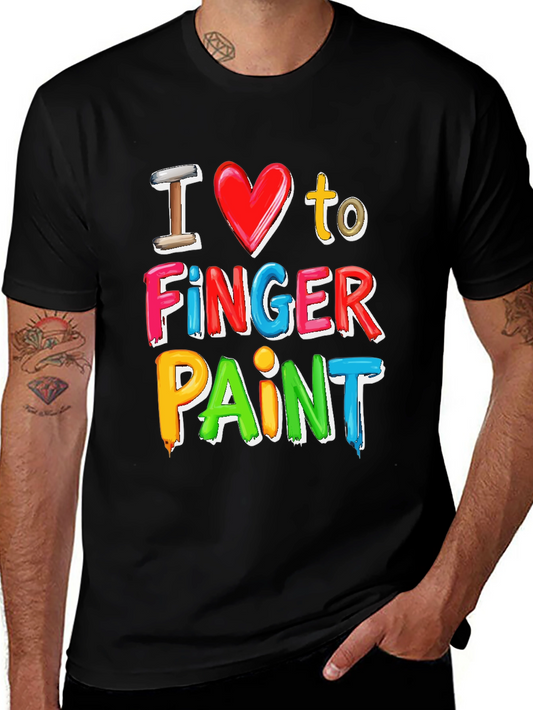 I Heart Finger Paint T-Shirt