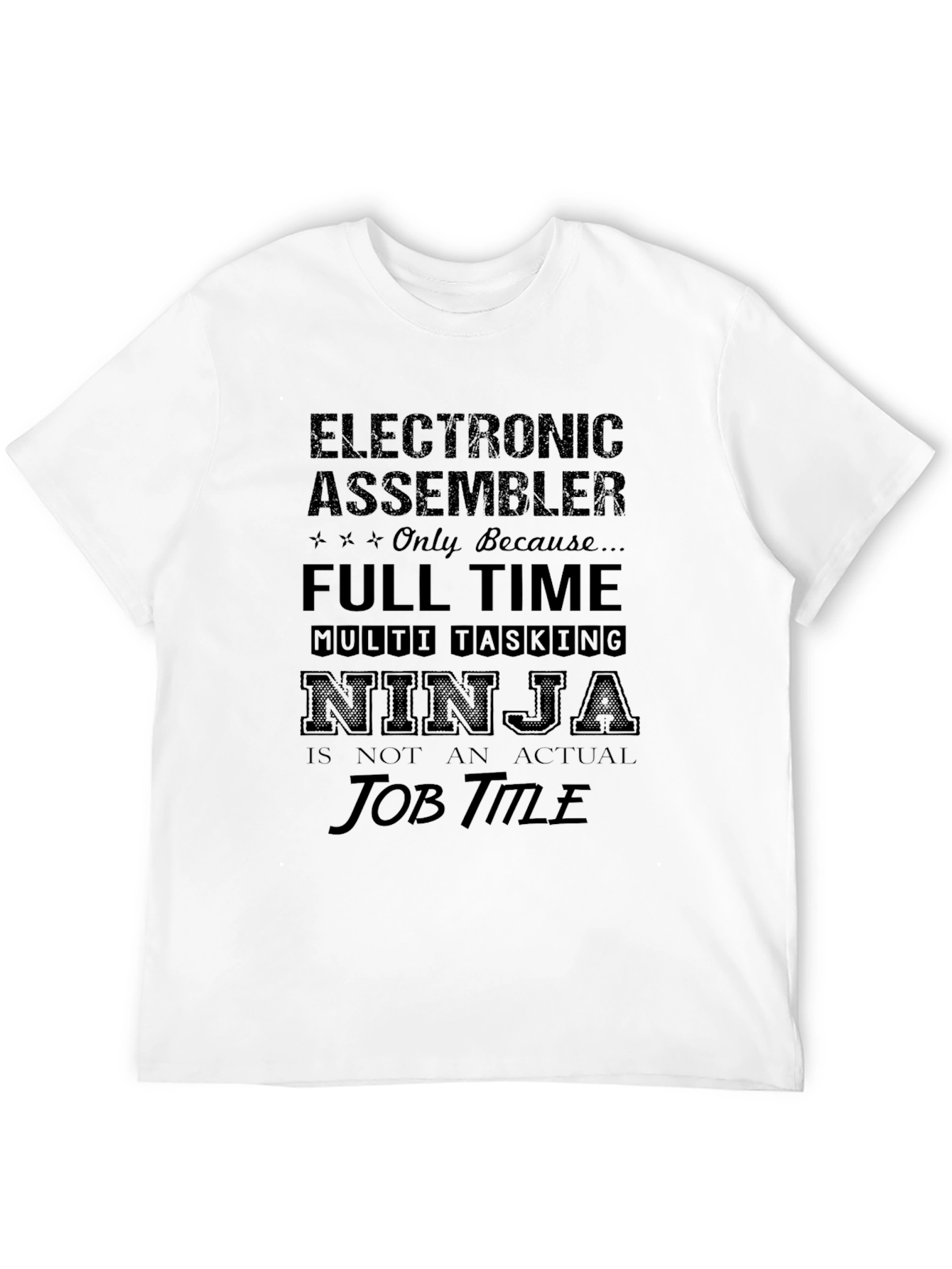 Electronic Assembler Ninja T-Shirt