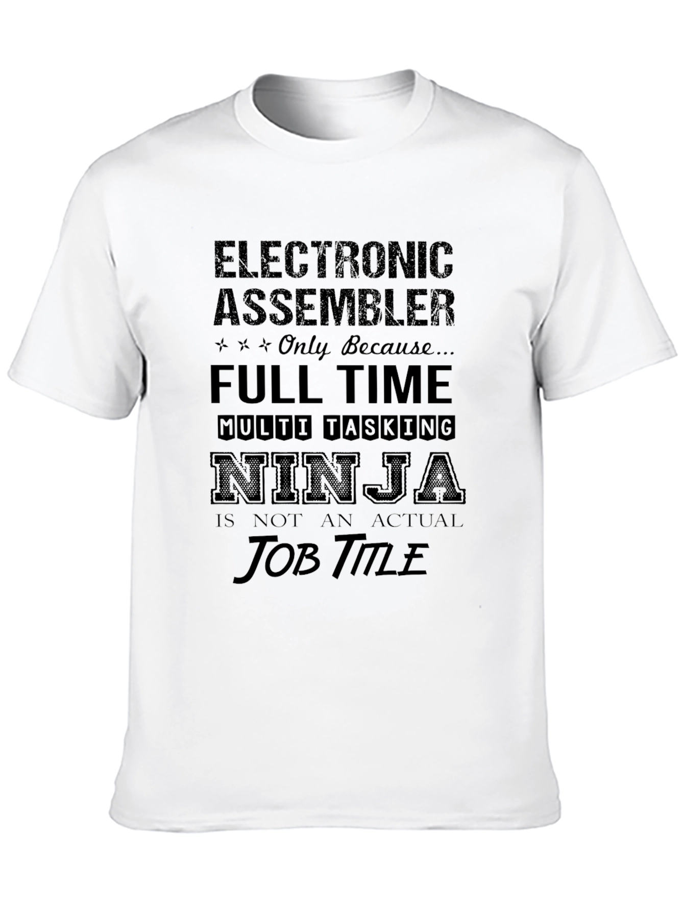 Electronic Assembler Ninja T-Shirt