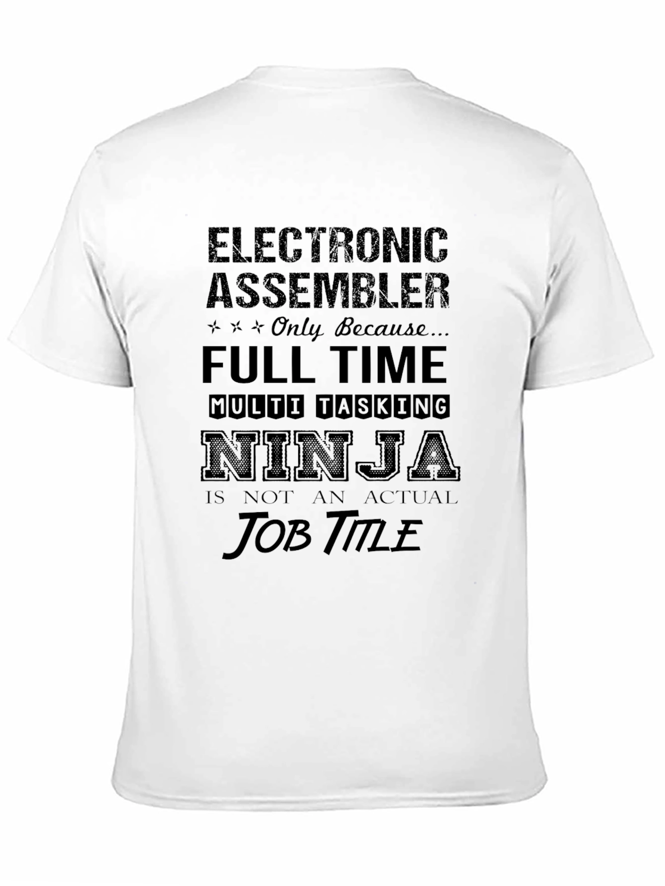 Electronic Assembler Ninja T-Shirt