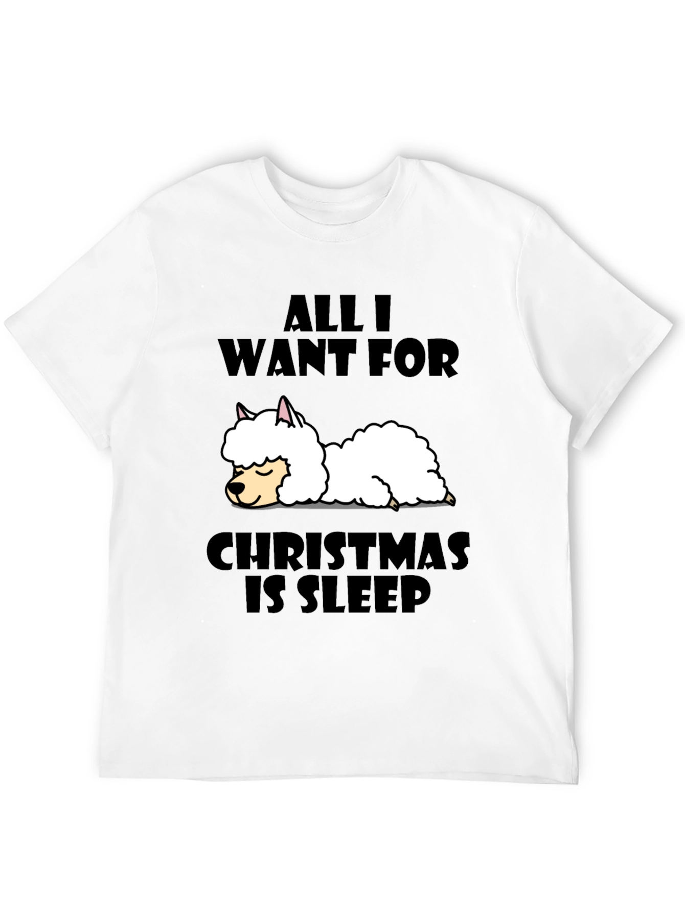 All I Want For Christmas Is Sleep T-Shirt