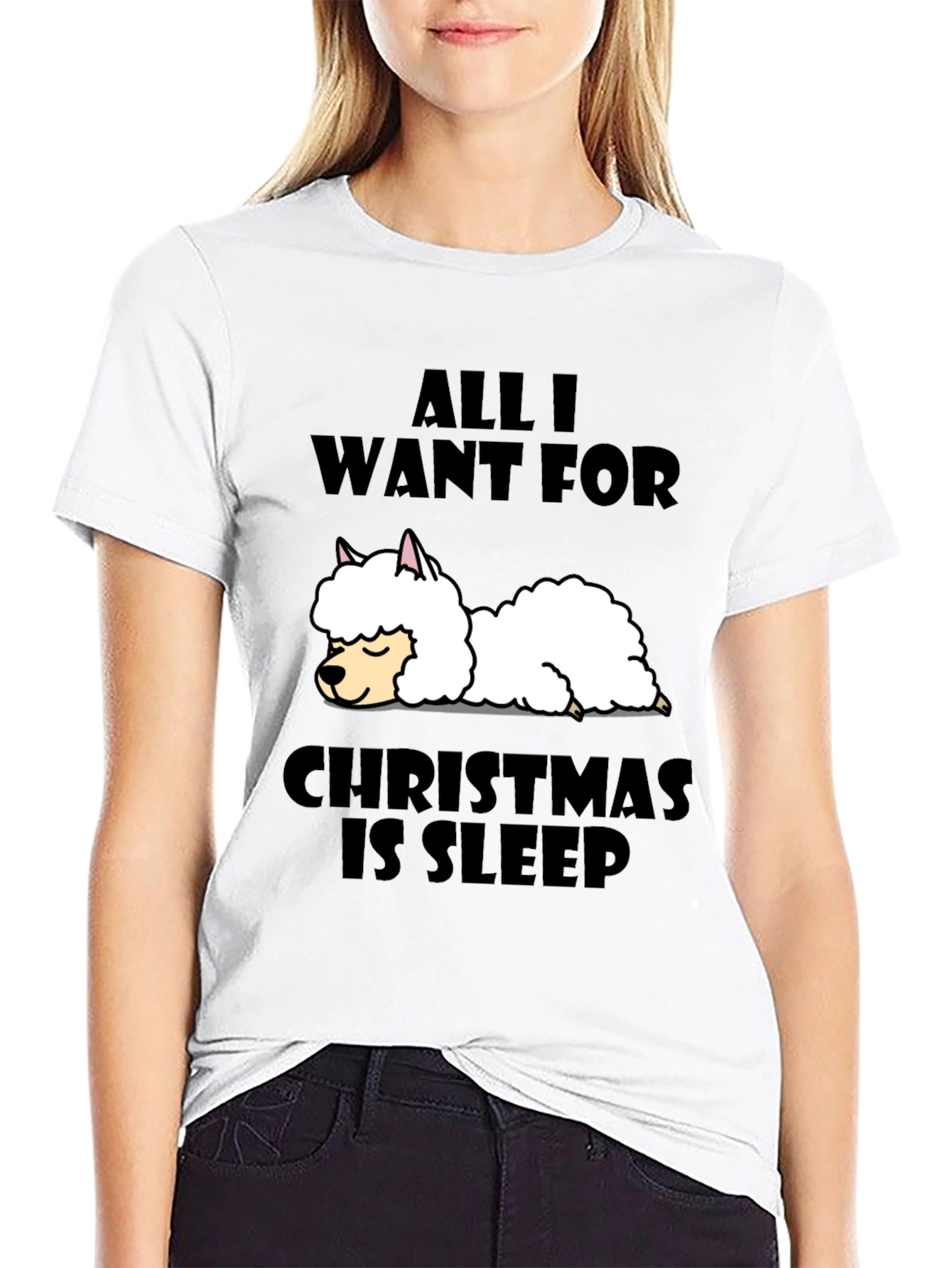 All I Want For Christmas Is Sleep T-Shirt