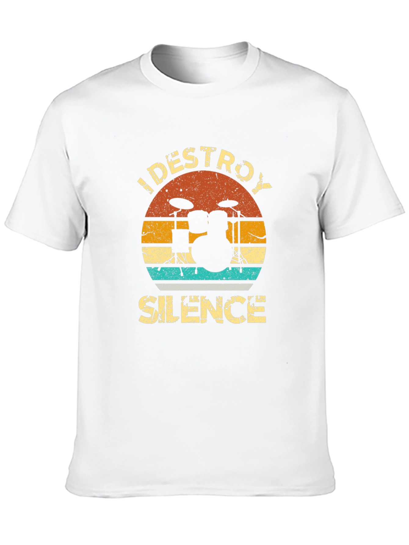 I DESTROY SILENCE Drummer Graphic Tee
