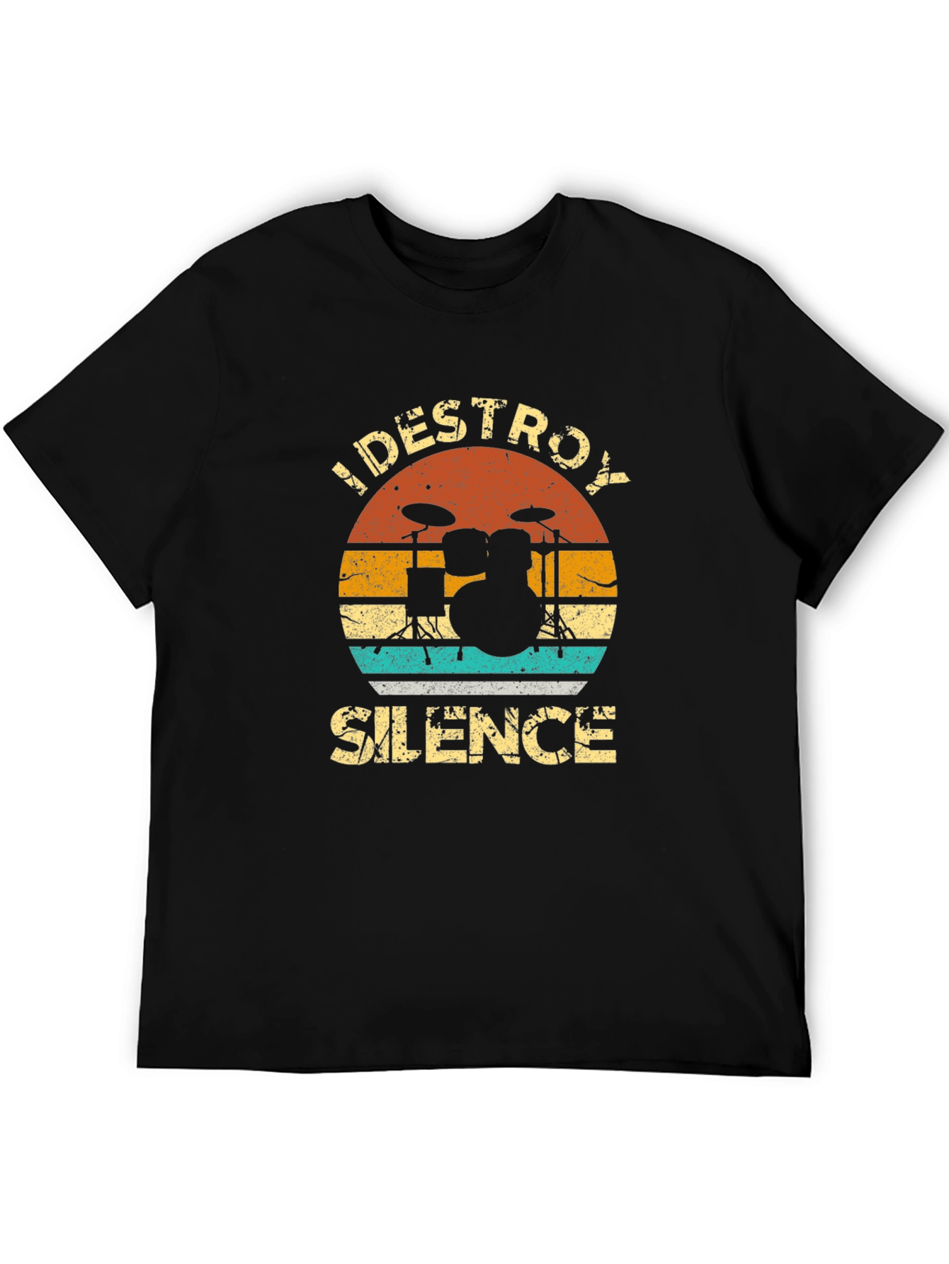 I DESTROY SILENCE Drummer Graphic Tee