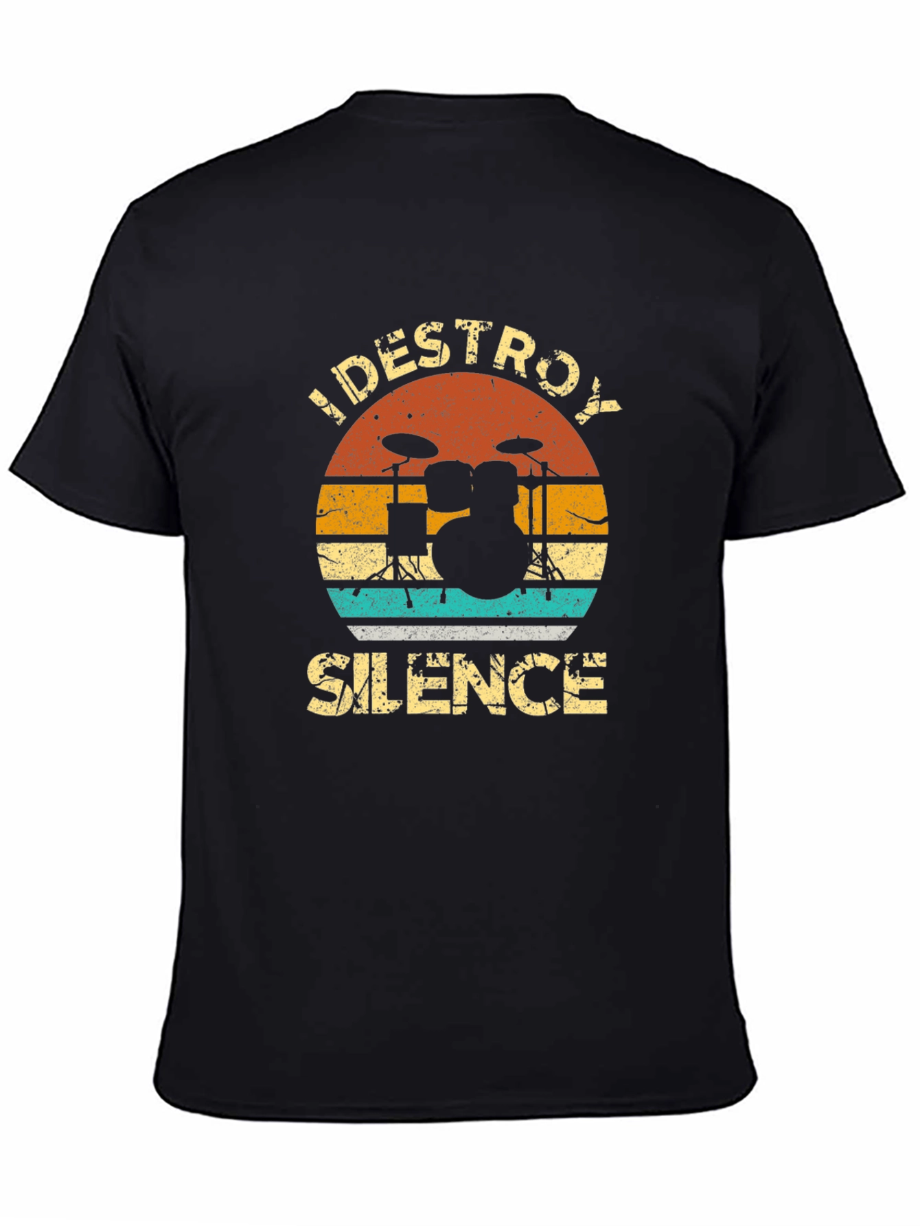 I DESTROY SILENCE Drummer Graphic Tee