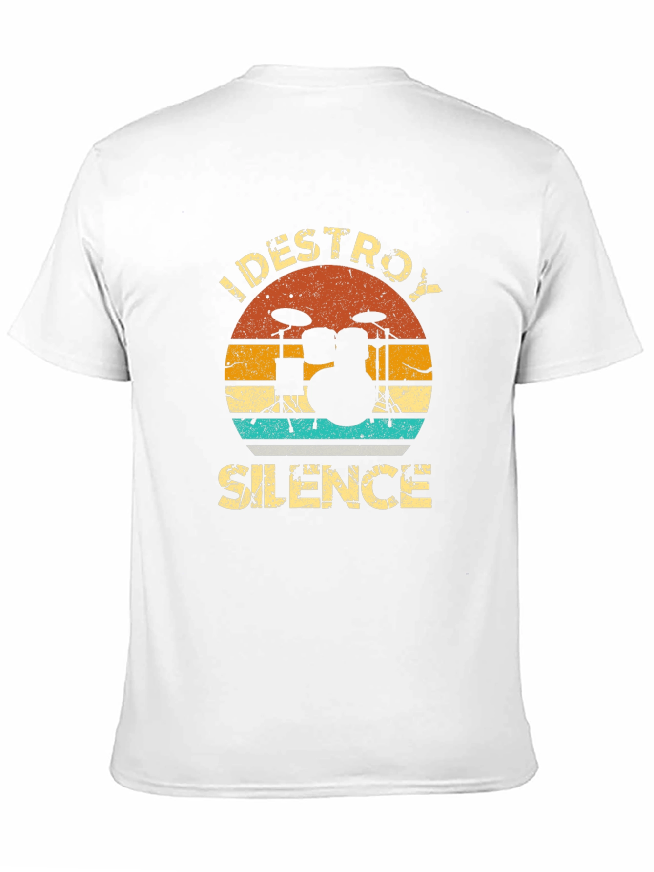 I DESTROY SILENCE Drummer Graphic Tee