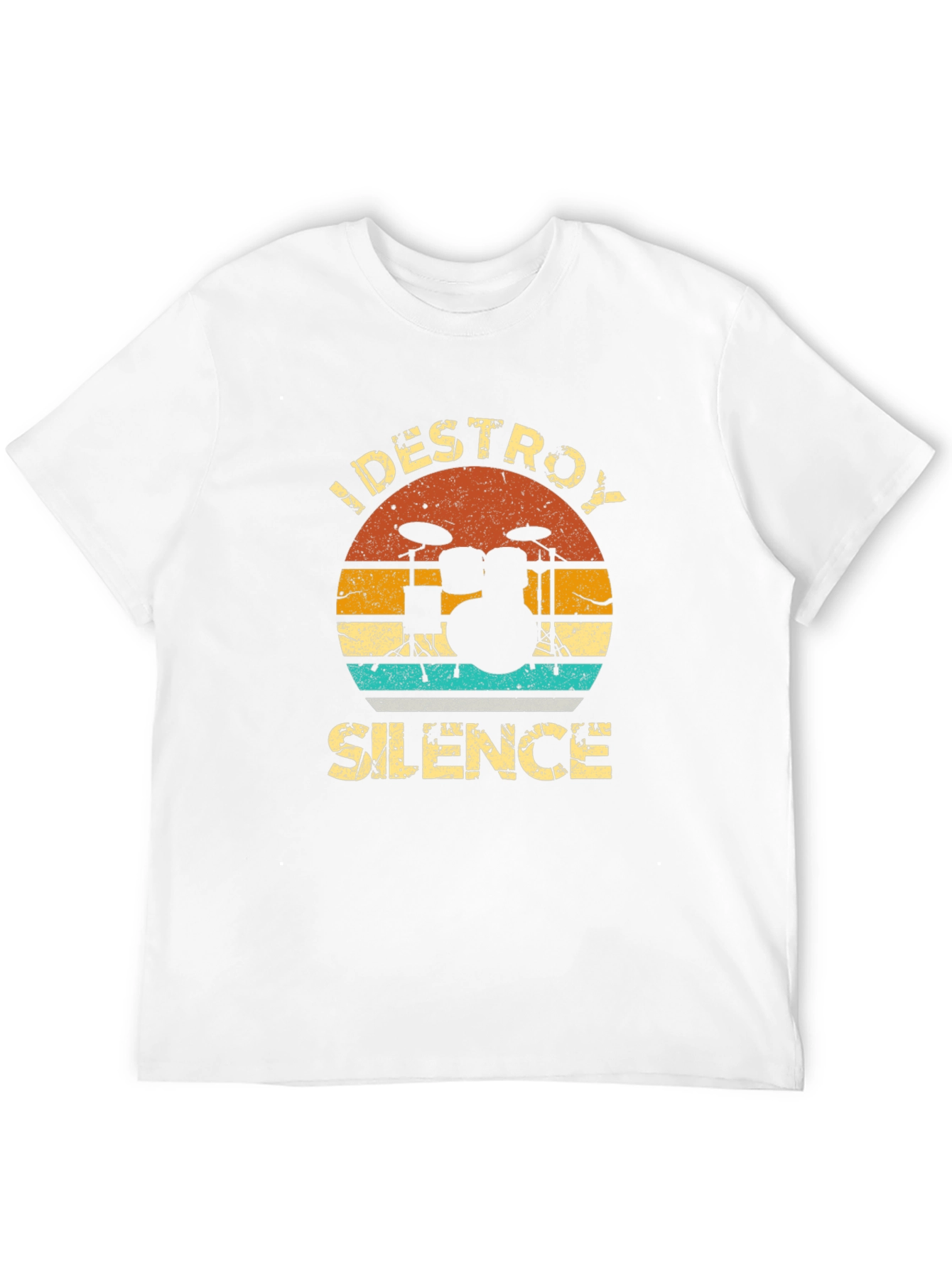 I DESTROY SILENCE Drummer Graphic Tee