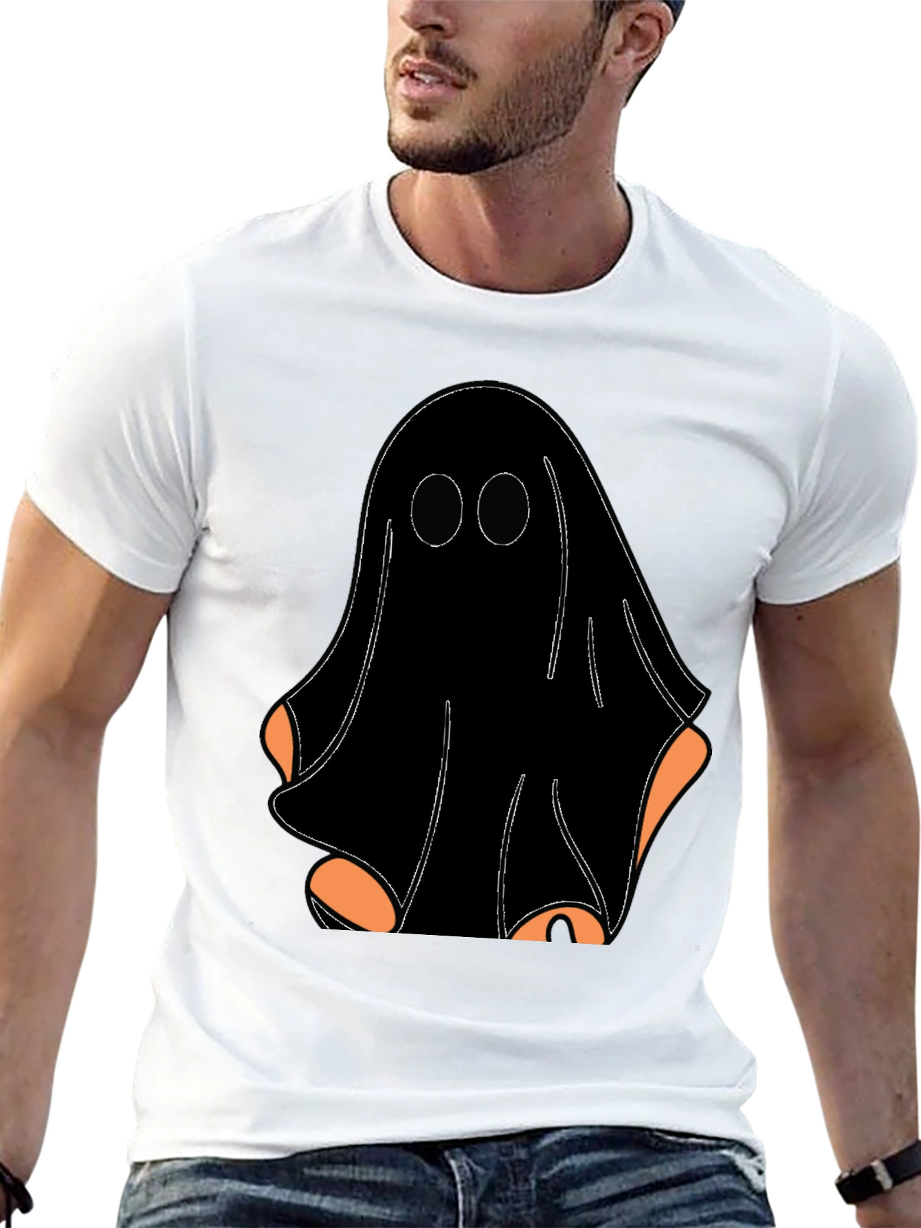 Spooky Ghost Graphic Tee