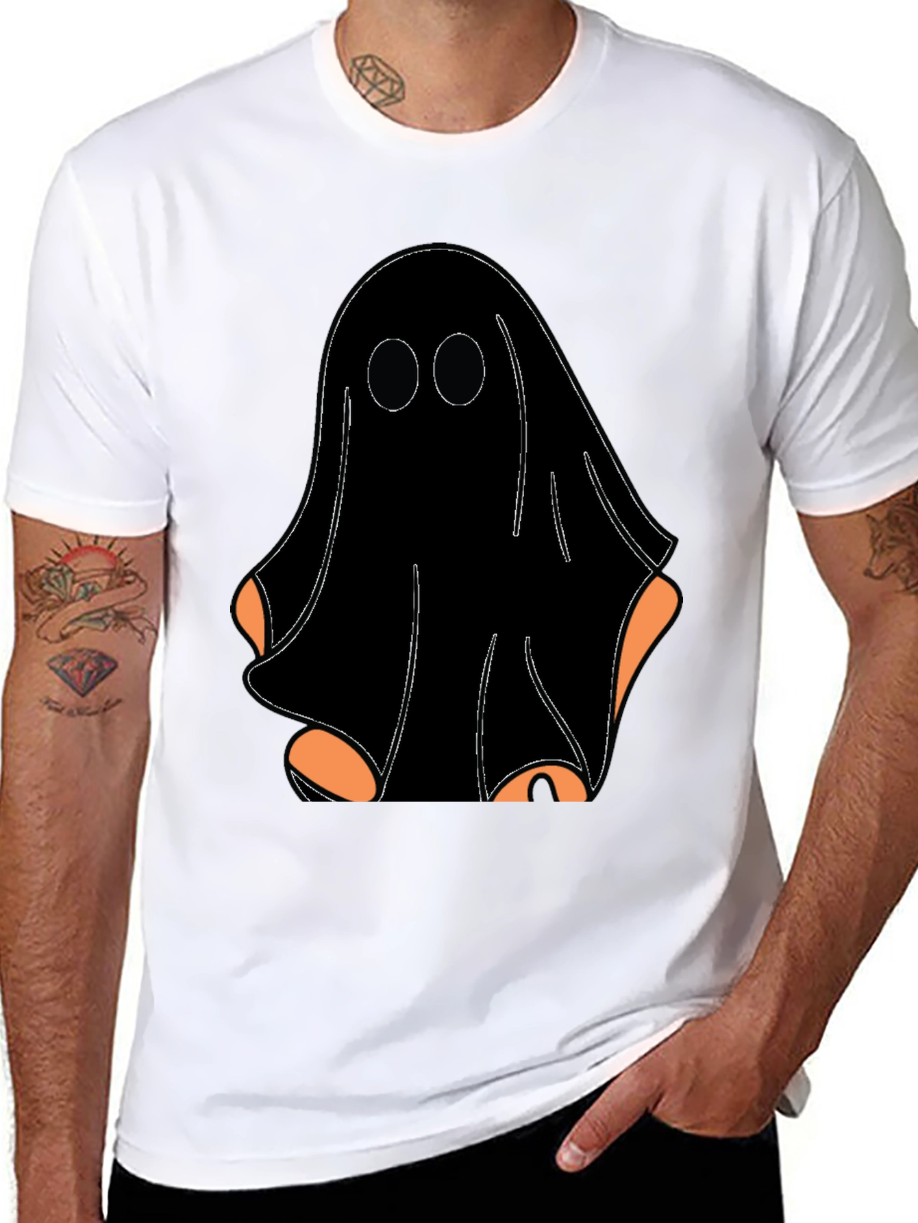 Spooky Ghost Graphic Tee