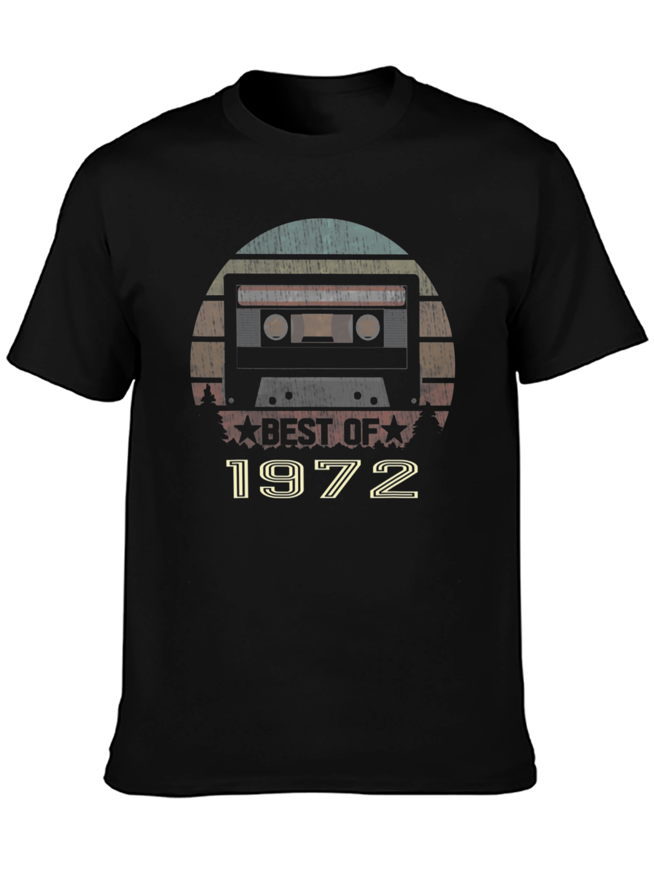 Best of 1972 Cassette Tape Graphic T-Shirt