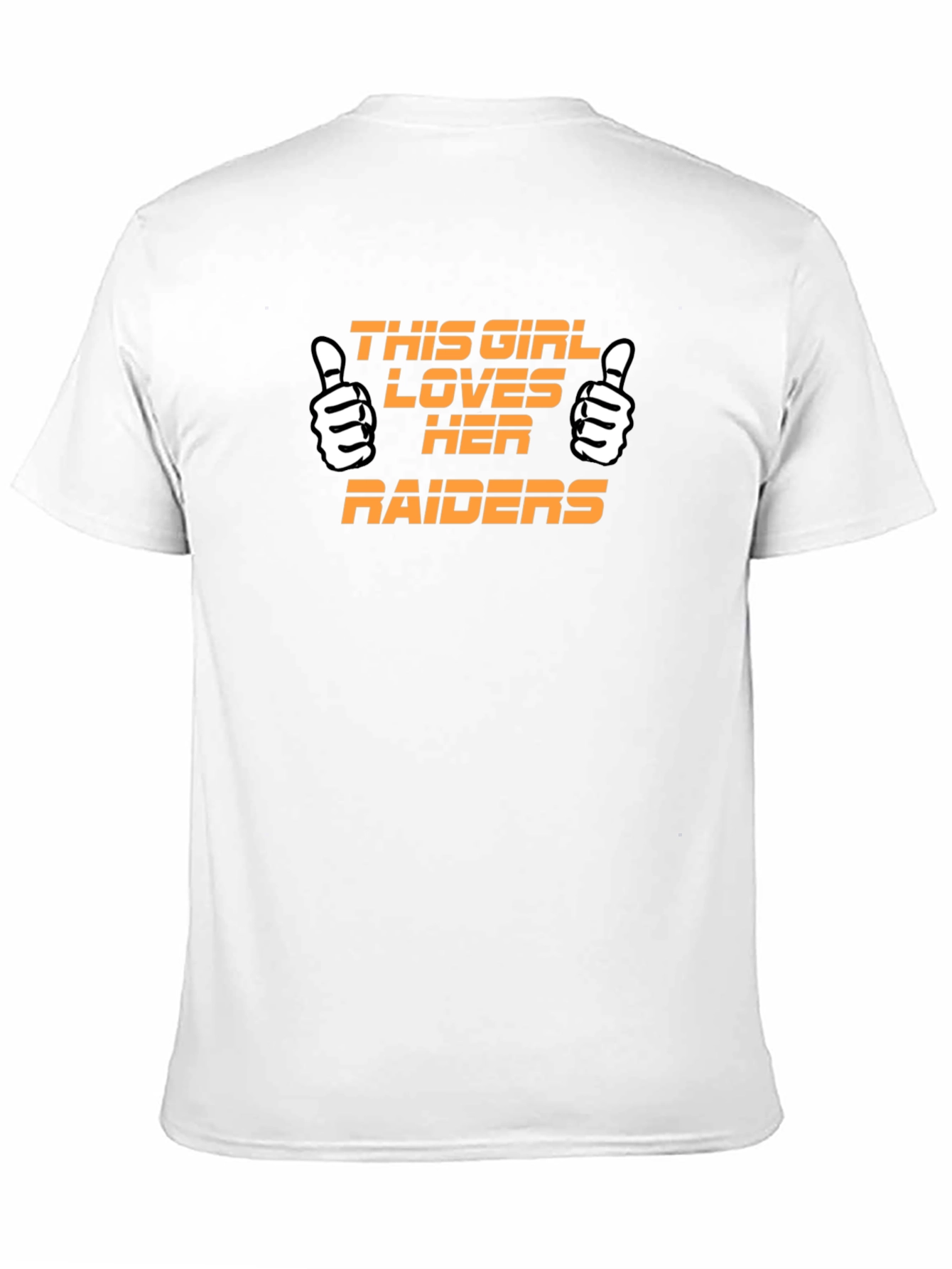 Raiders Fan T-Shirt - This Girl Loves Her Raiders